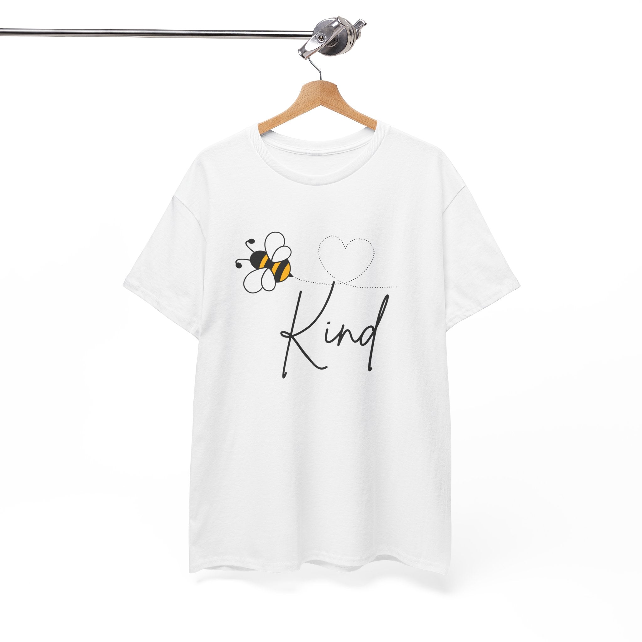 Kind Bee T‑Shirt — Minimalist Positive Message Tee