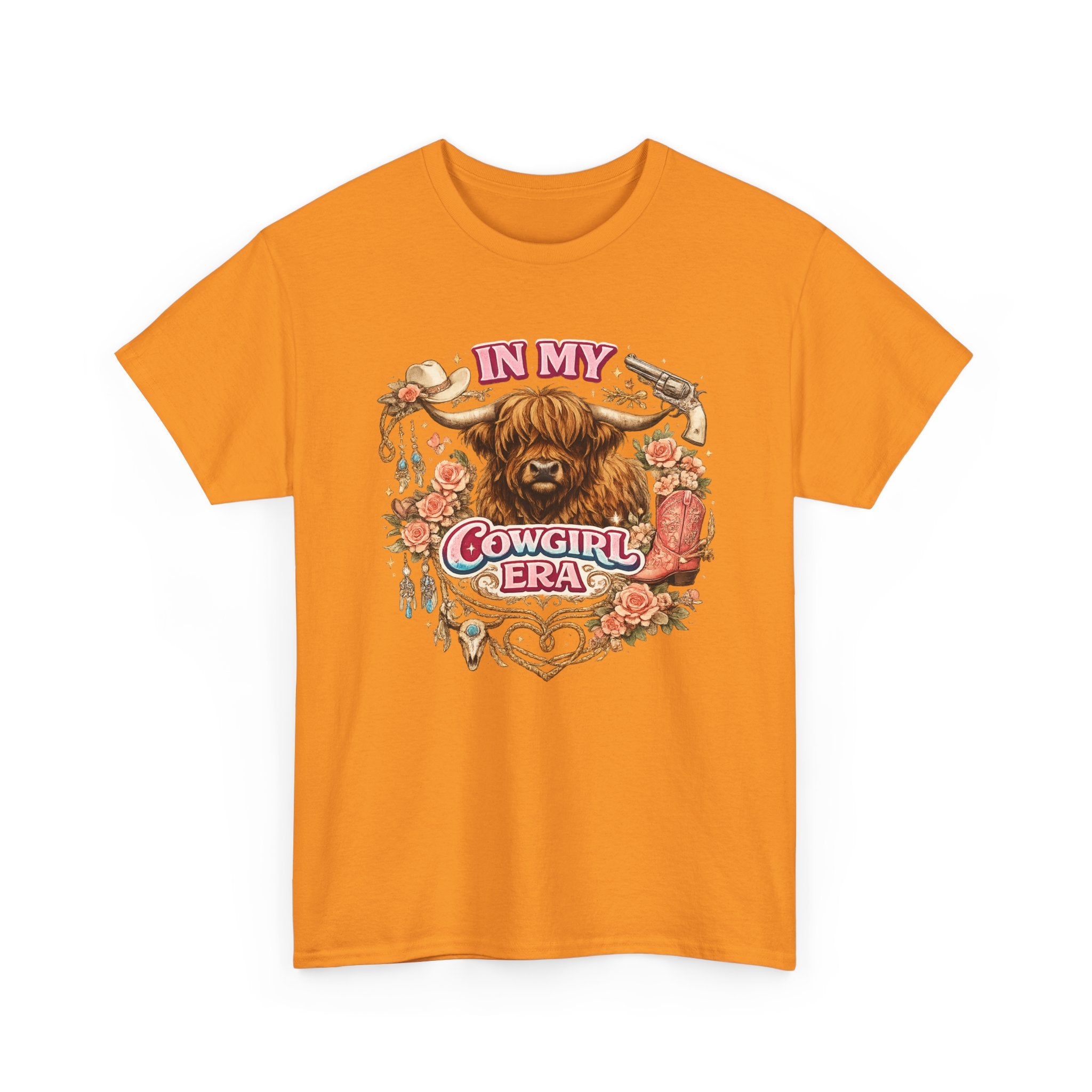 In My Cowgirl Era Highland Cow Tee