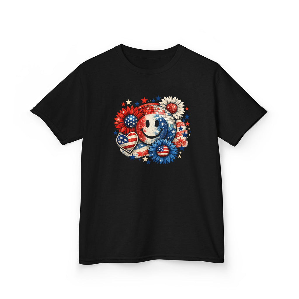 Girls American 4th of July T-Shirt