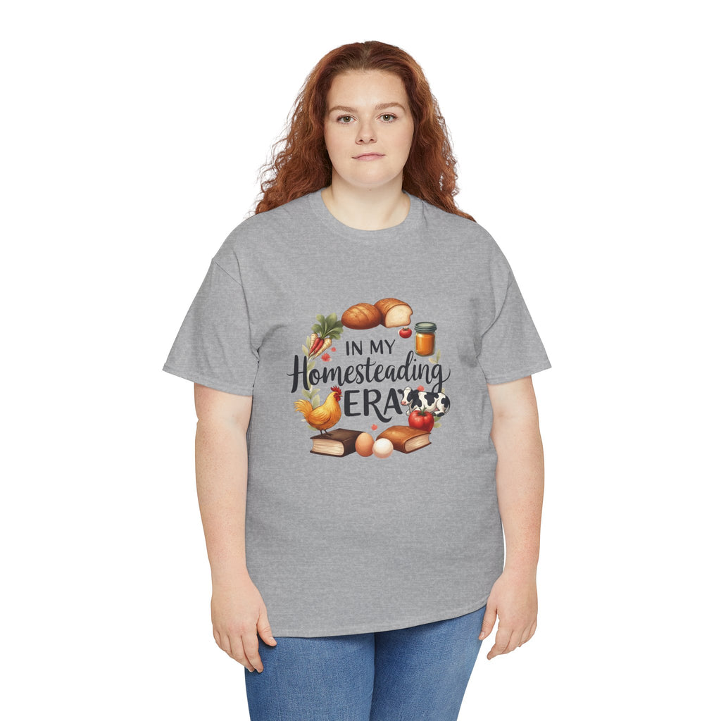 Homesteading Era Tee — Cute Bread, Chickens & Eggs Design