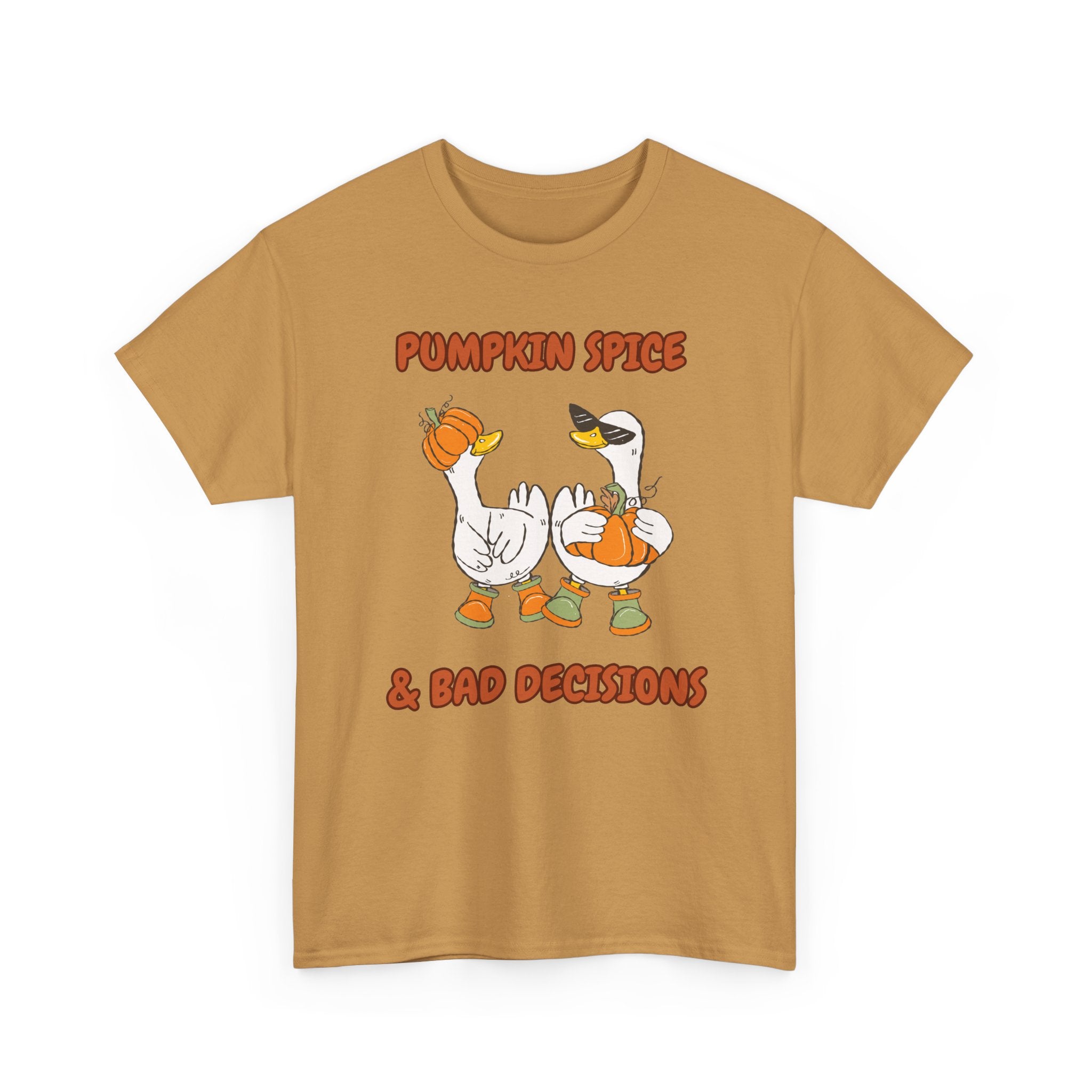 Pumpkin Spice & Bad Decisions Heavy Cotton Tee
