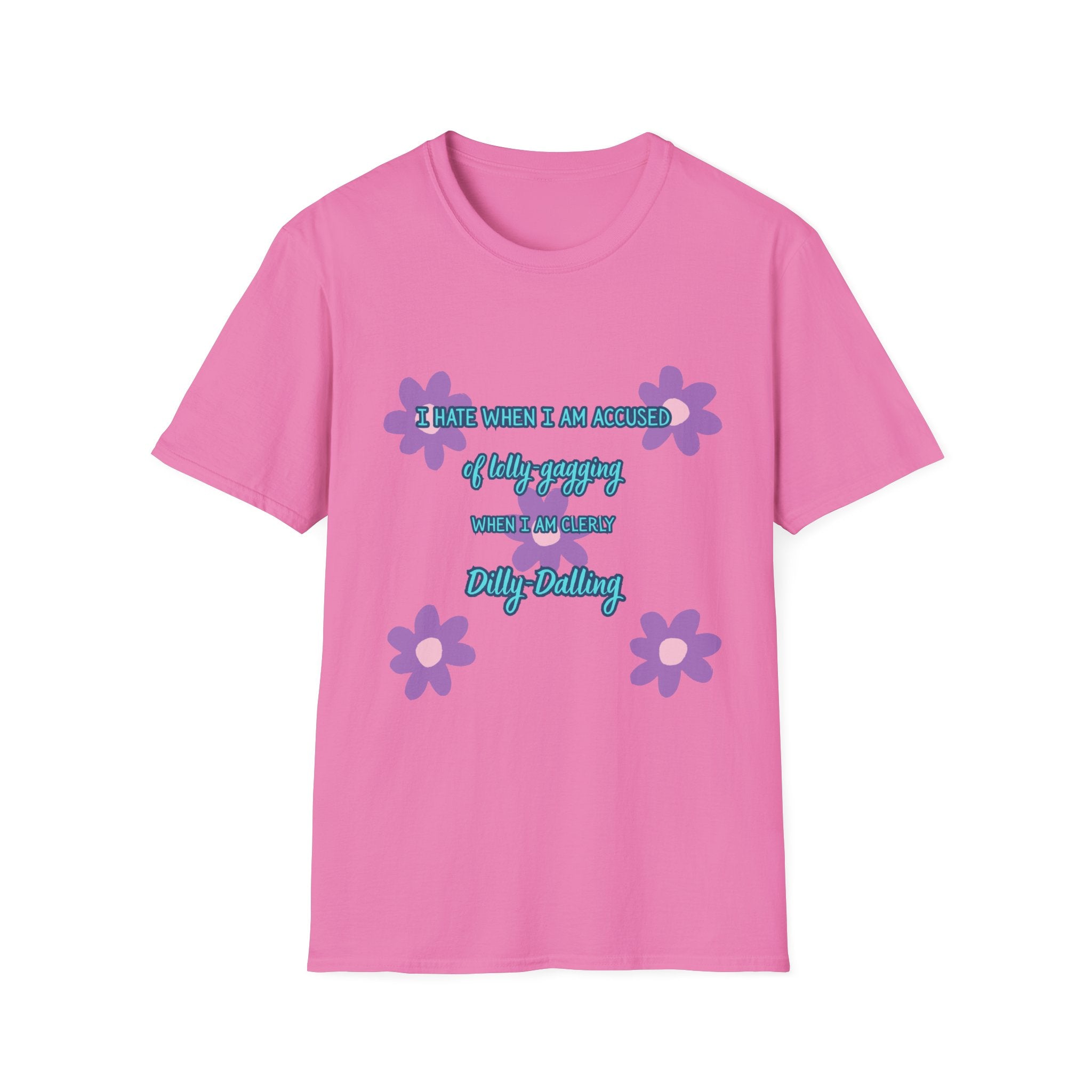 Graphic T-Shirt — "I Smile When I Am Asked If I’m Okay, When I’m Not" Floral Mental Health Tee