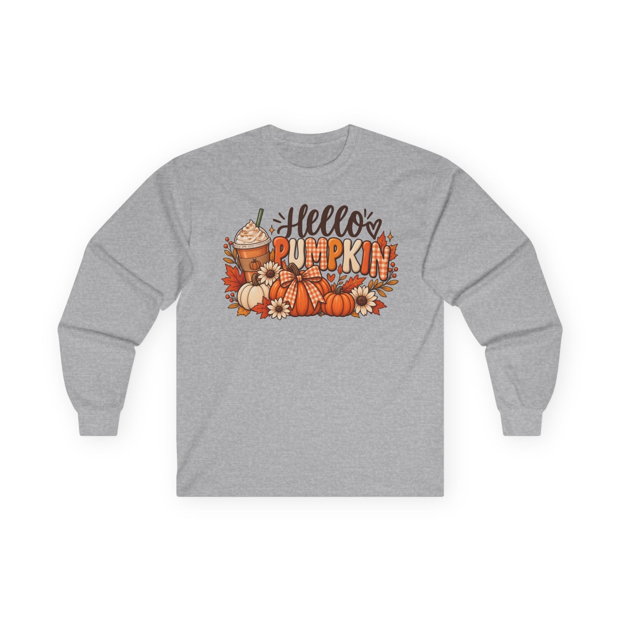 Hello pumpkin Ultra Cotton Long Sleeve Tee