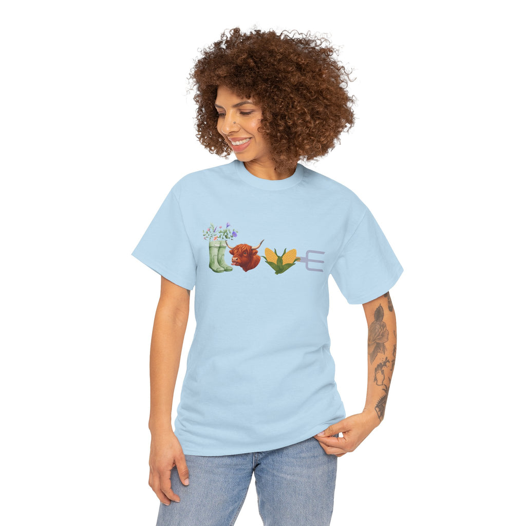 T-Shirt — Floral Garden Love Icons Tee