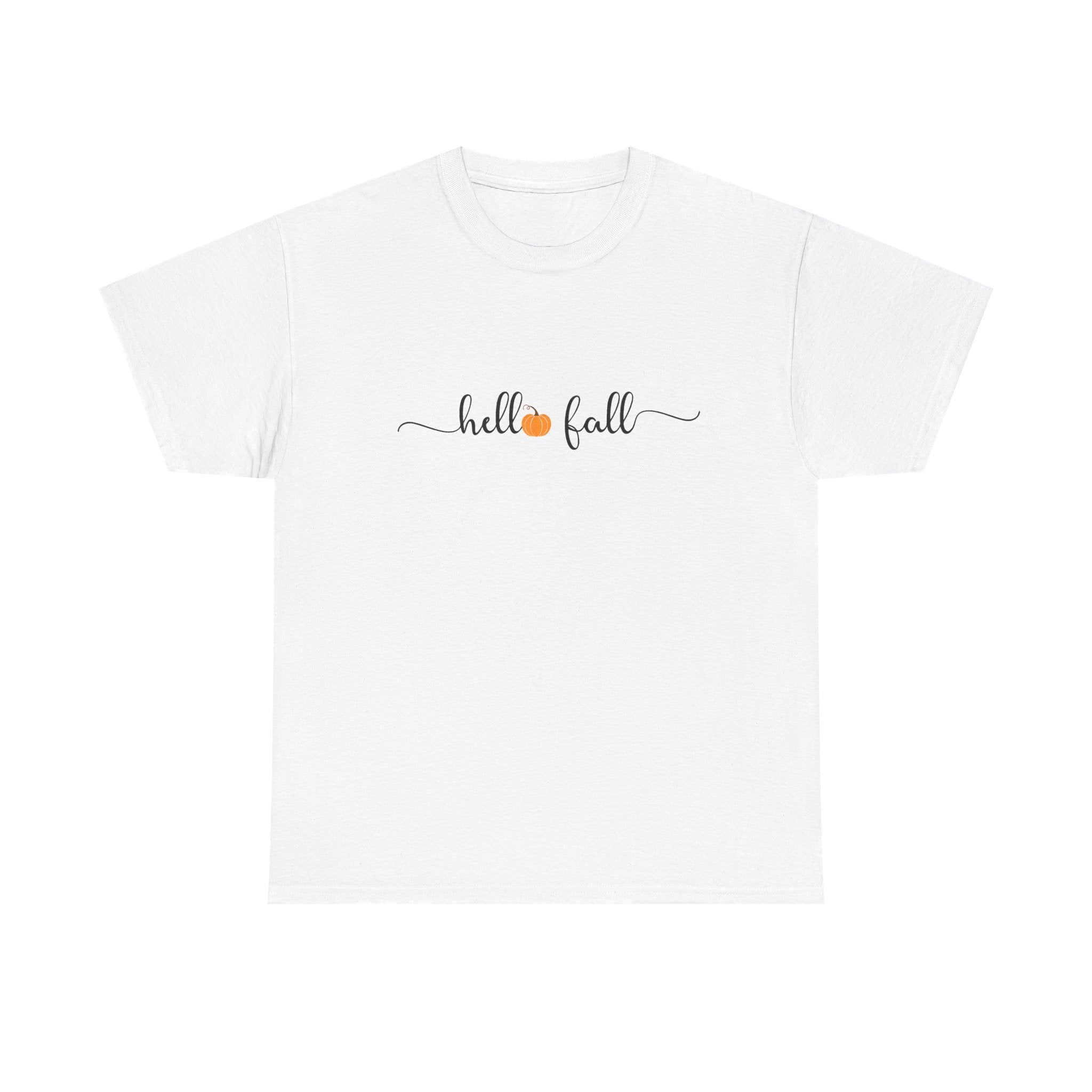 Hello Fall Unisex Heavy Cotton Tee