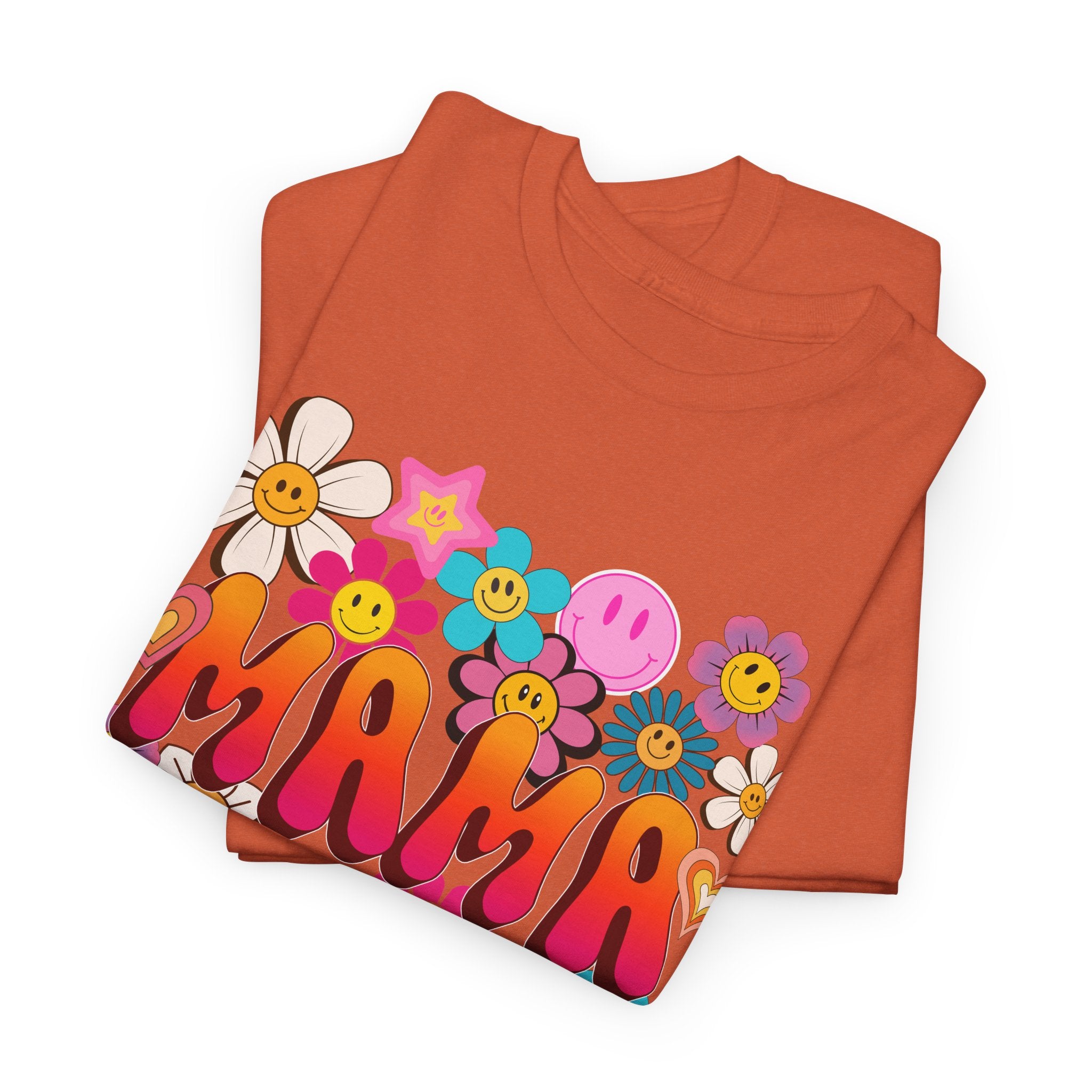 Mama Floral Tee — Retro Cute Flower Mom T‑Shirt