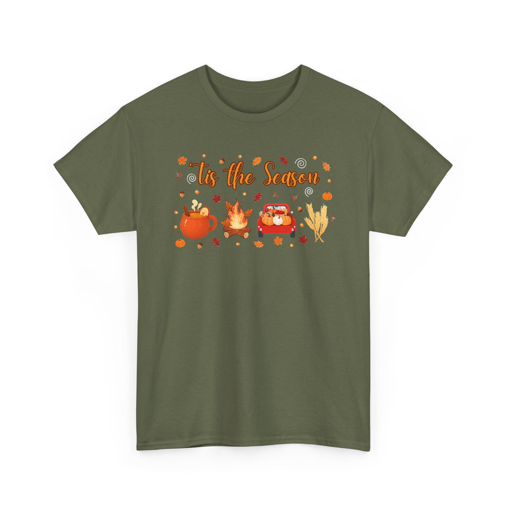 Tis the season pumpkin Heavy Cotton Tee