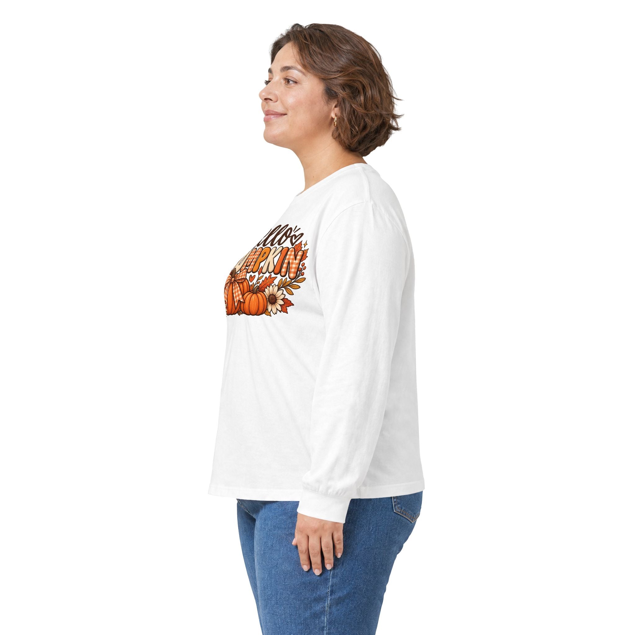 Hello pumpkin Ultra Cotton Long Sleeve Tee
