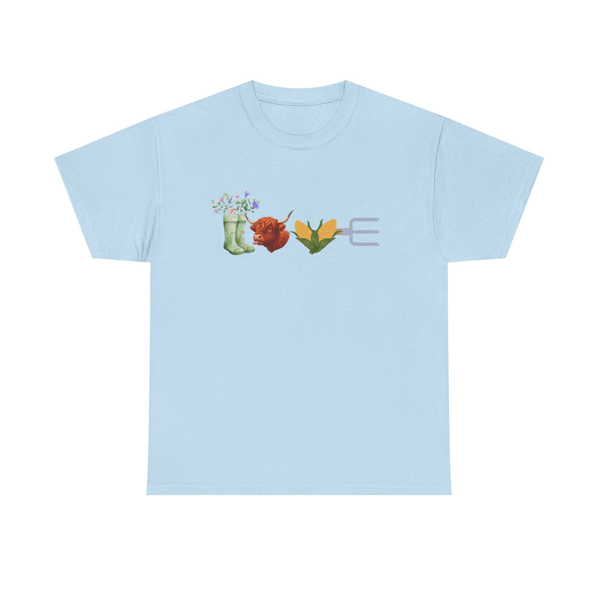 T-Shirt — Floral Garden Love Icons Tee