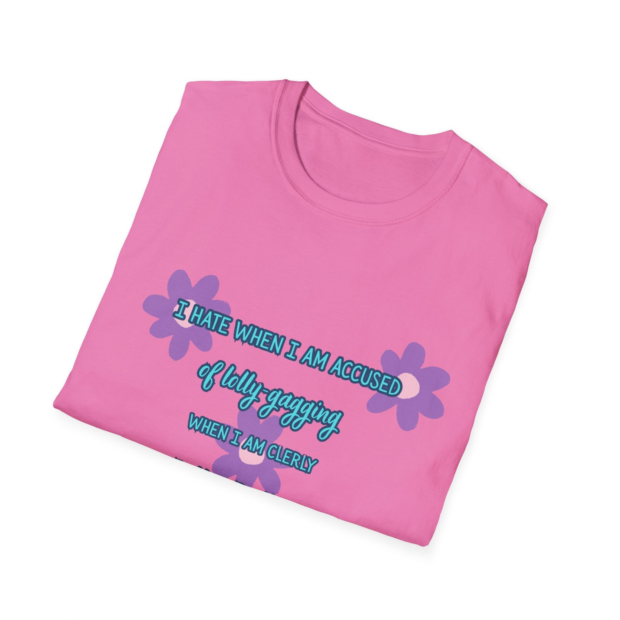 Graphic T-Shirt — "I Smile When I Am Asked If I’m Okay, When I’m Not" Floral Mental Health Tee