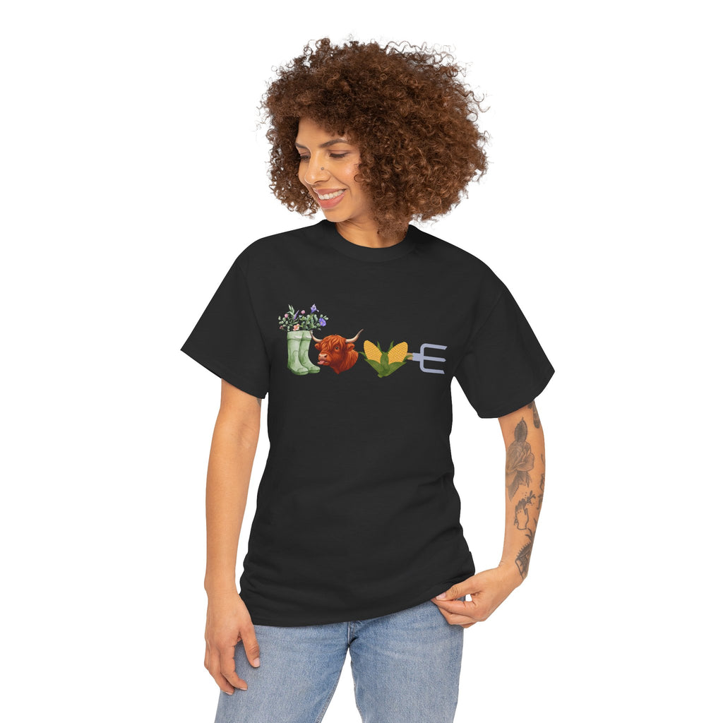 T-Shirt — Floral Garden Love Icons Tee