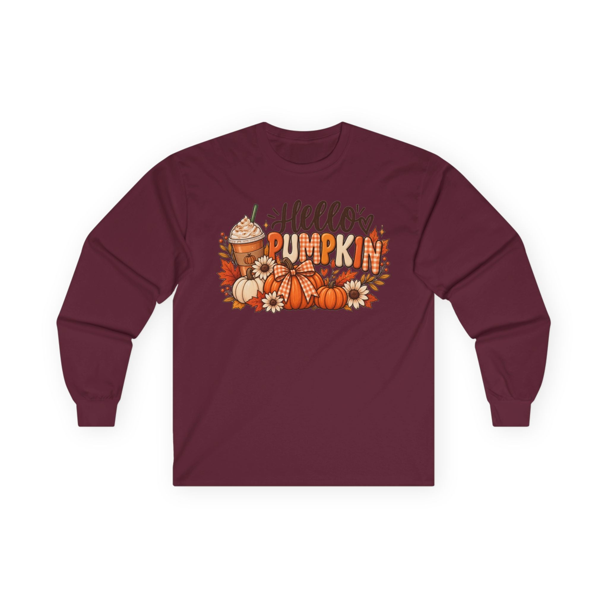 Hello pumpkin Ultra Cotton Long Sleeve Tee