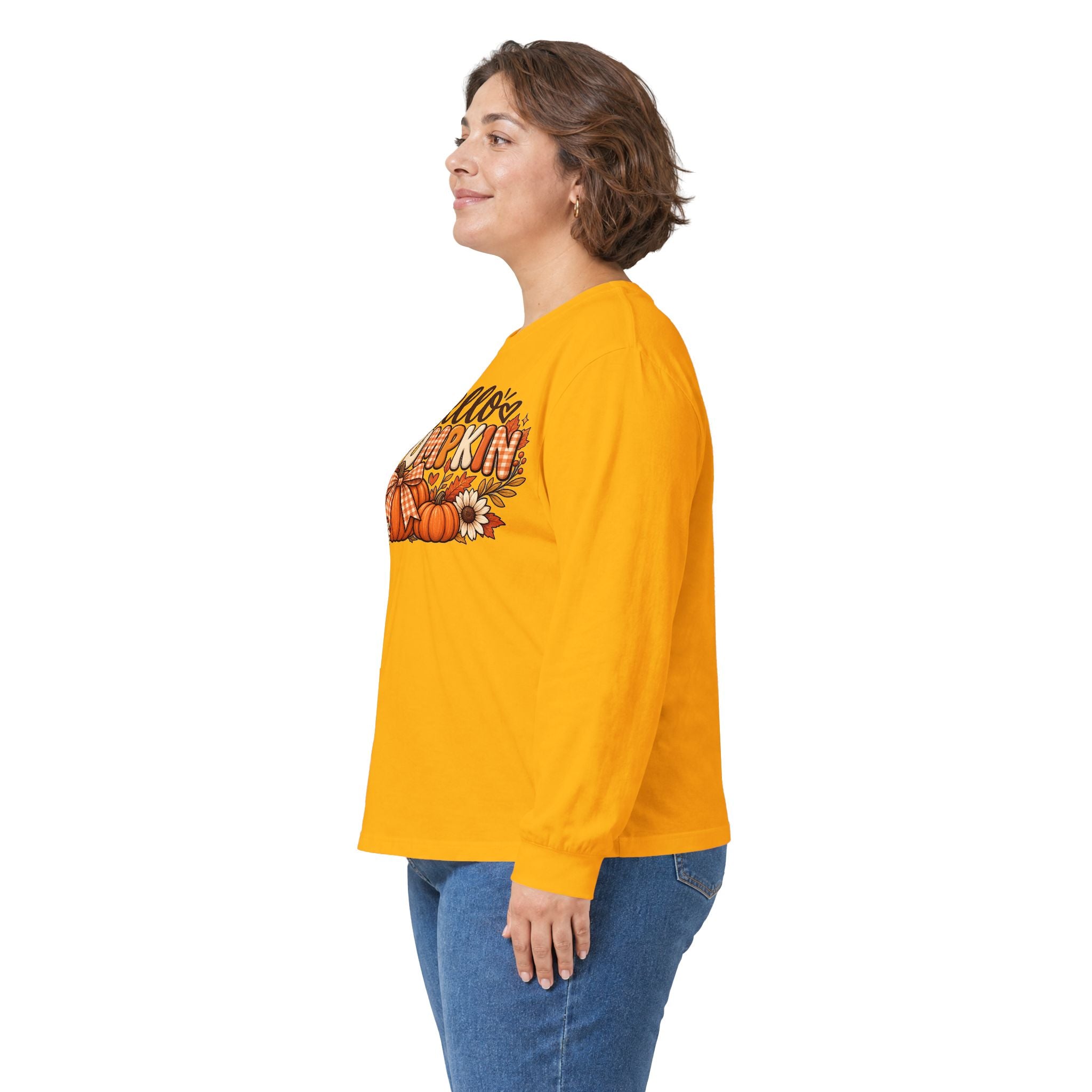 Hello pumpkin Ultra Cotton Long Sleeve Tee