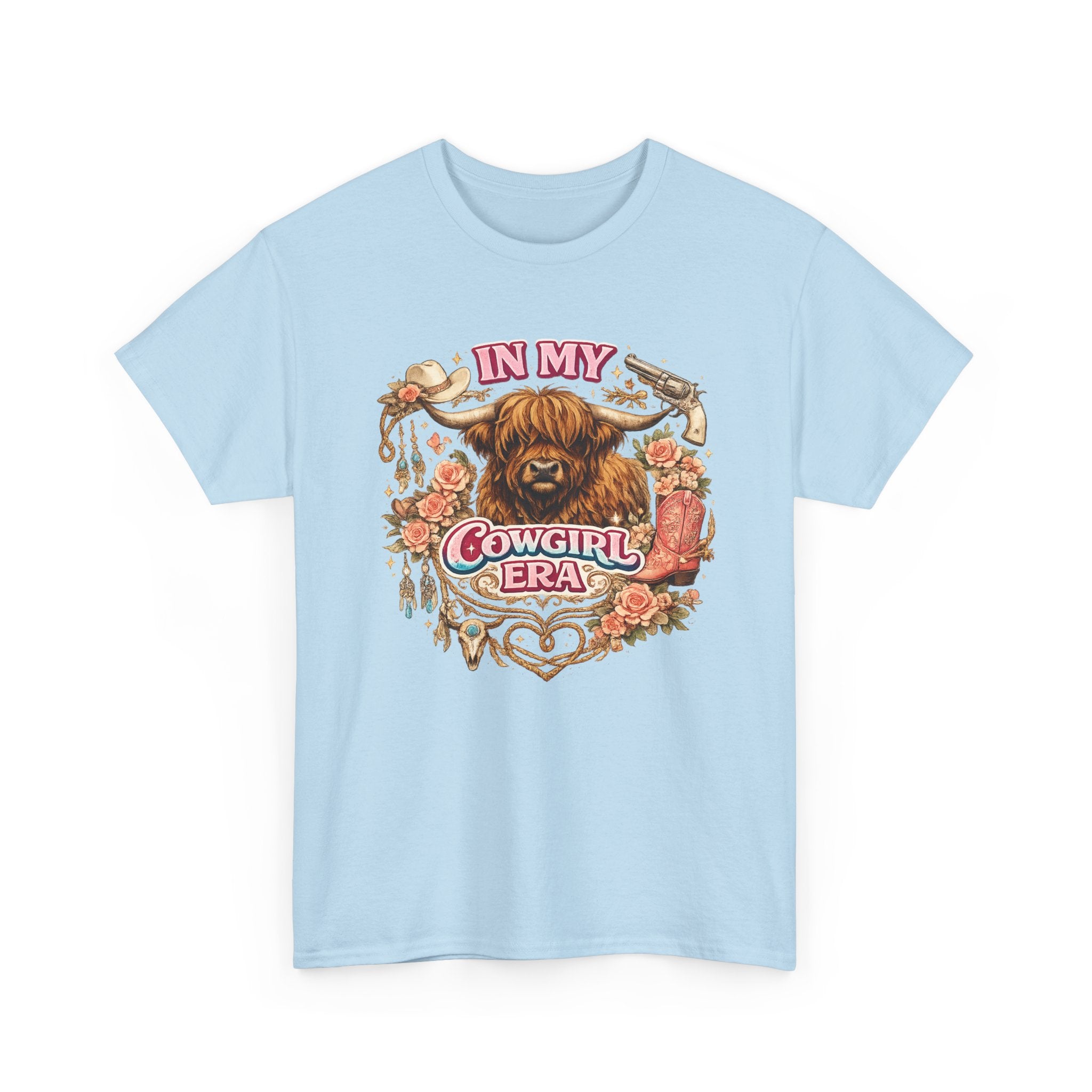 In My Cowgirl Era Highland Cow Tee
