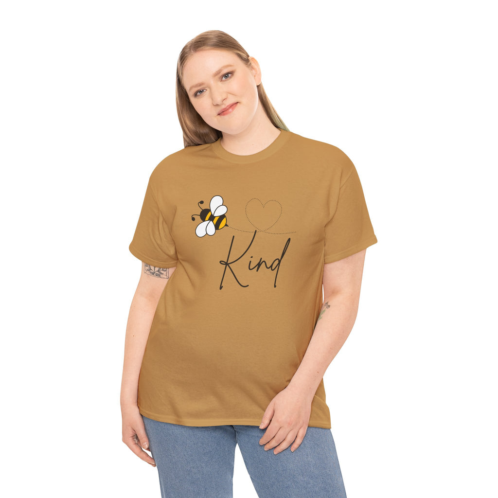Kind Bee T‑Shirt — Minimalist Positive Message Tee