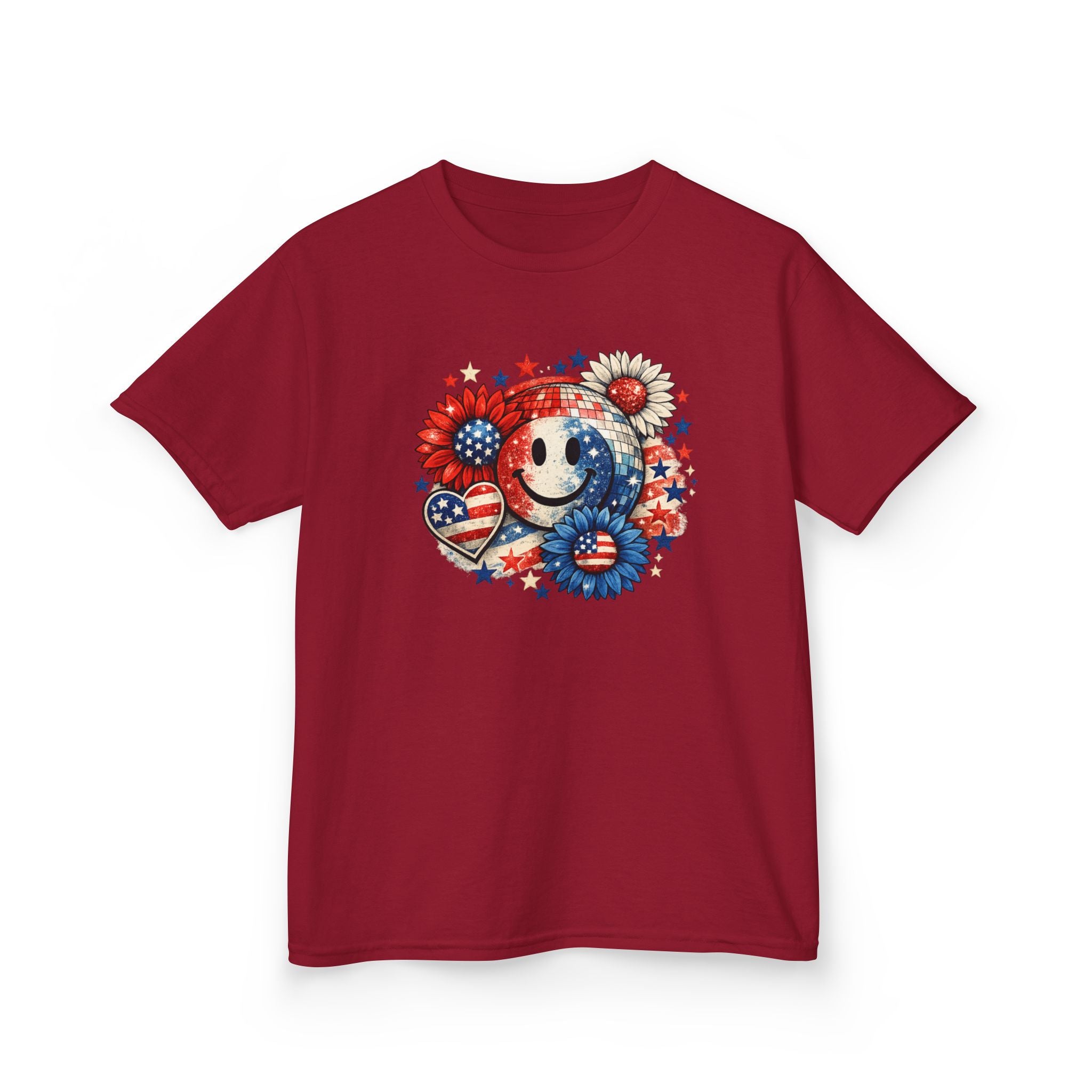 Girls American 4th of July T-Shirt