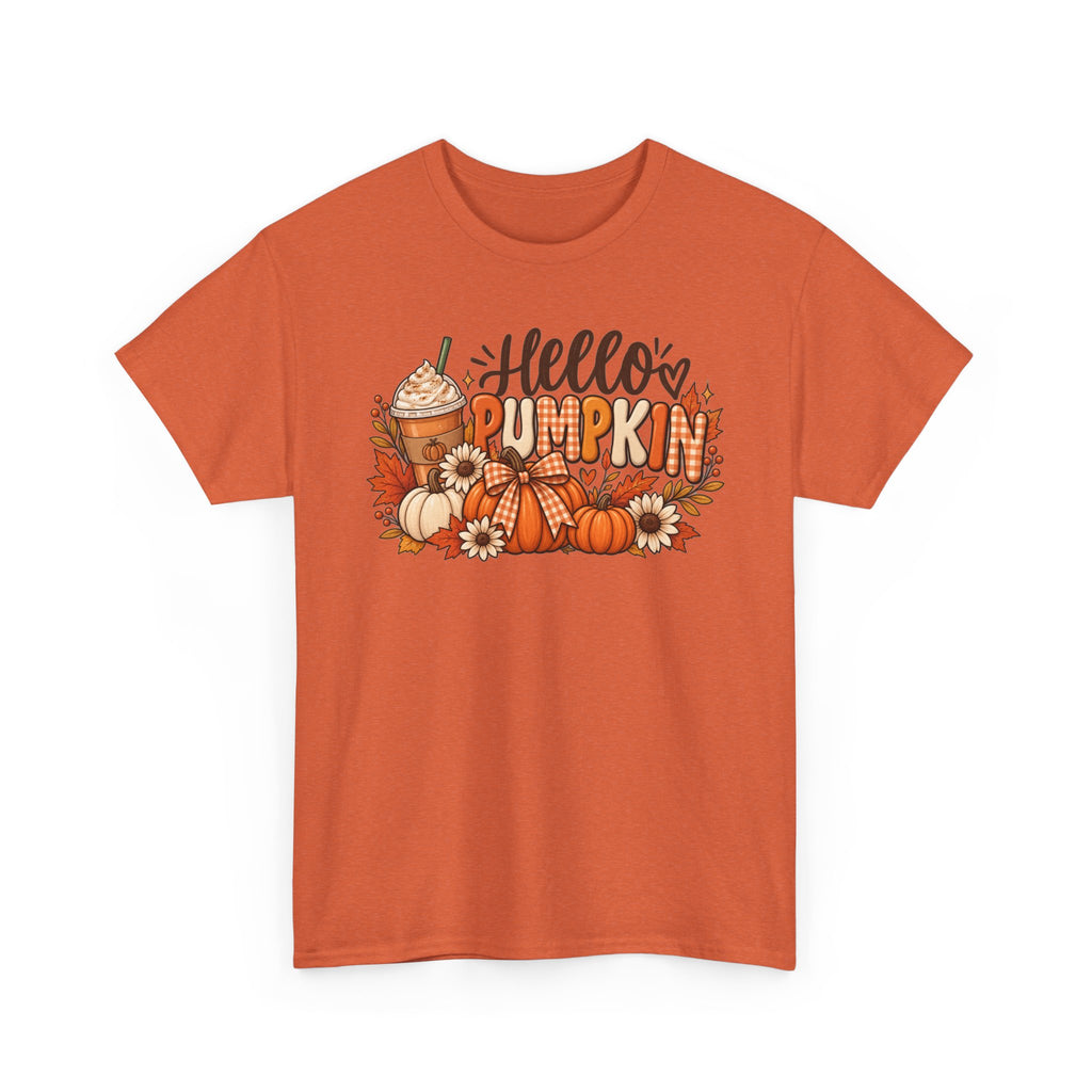 Hello Pumpkin Tee Unisex Heavy Cotton Tee