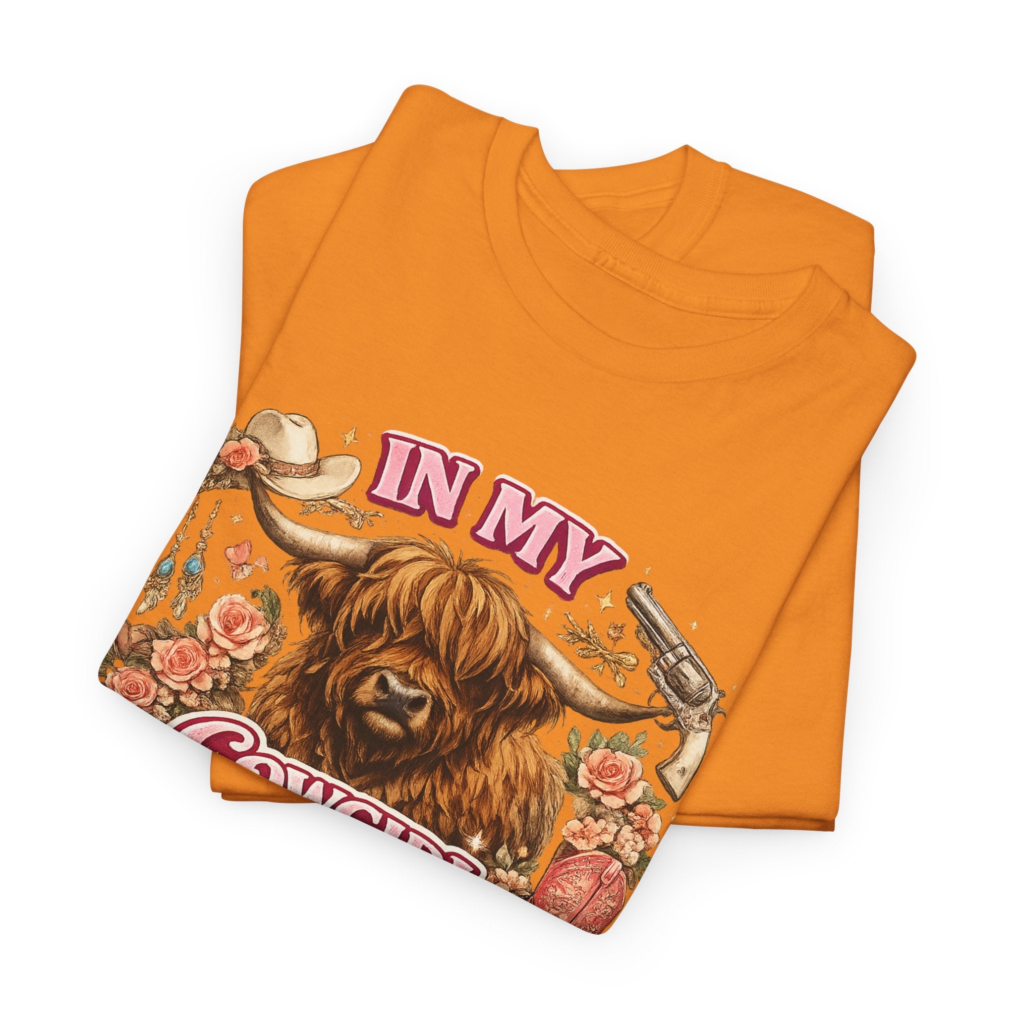 In My Cowgirl Era Highland Cow Tee