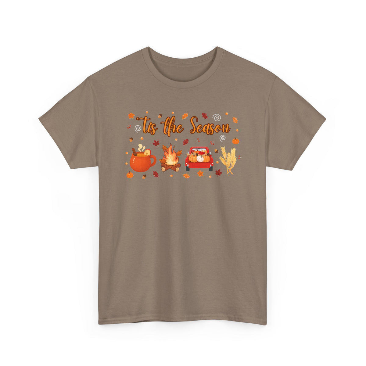 Tis the season pumpkin Heavy Cotton Tee