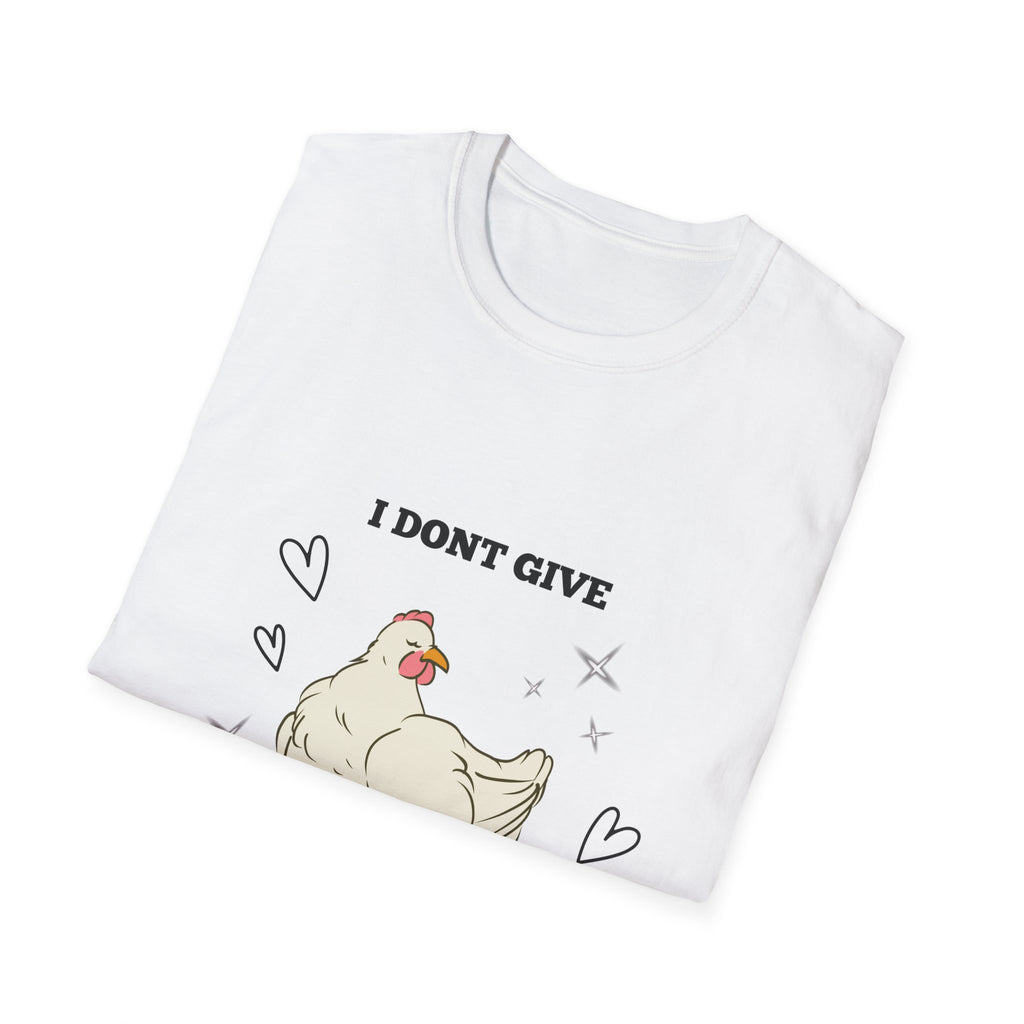 I Don't Give a Flying Cluck T-Shirt — Cute Sarcastic Chicken Graphic Tee