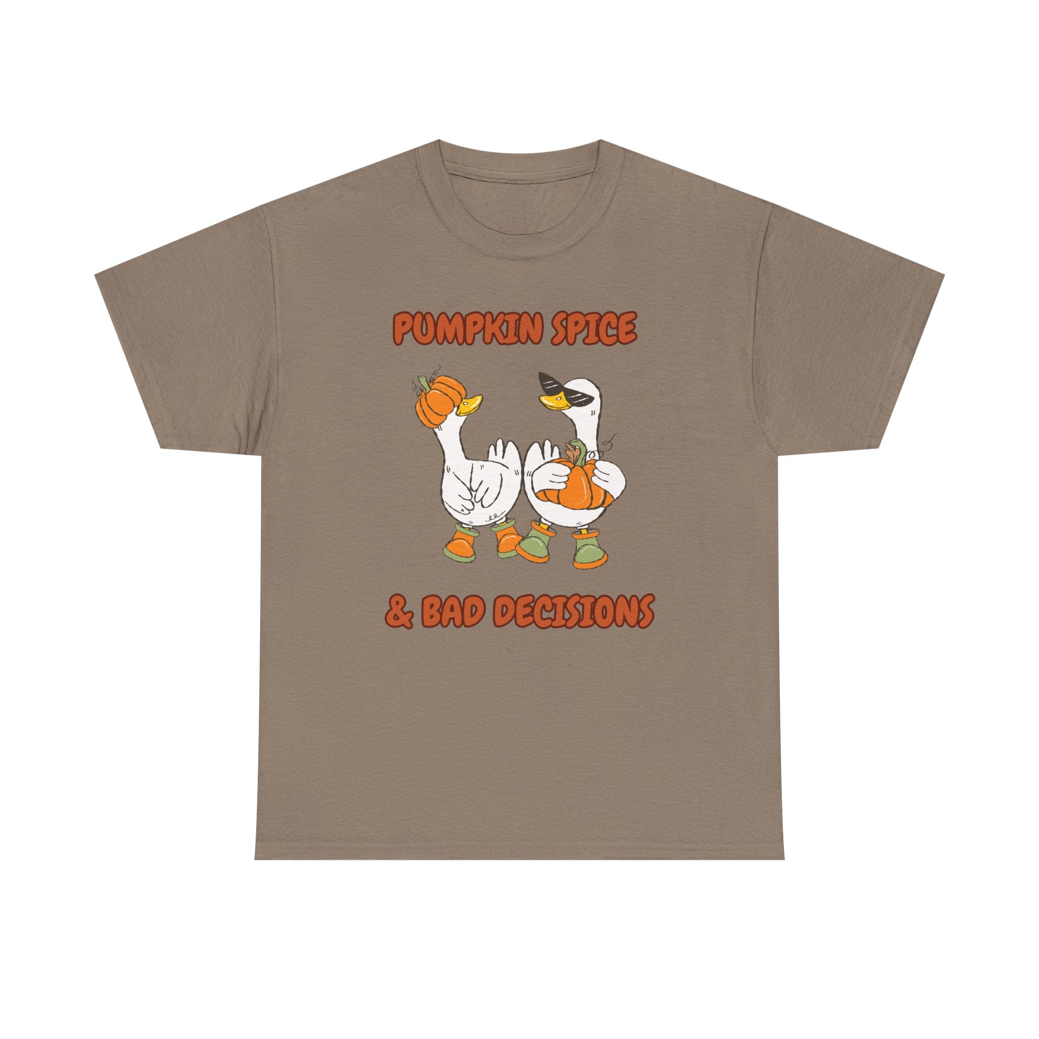 Pumpkin Spice & Bad Decisions Heavy Cotton Tee
