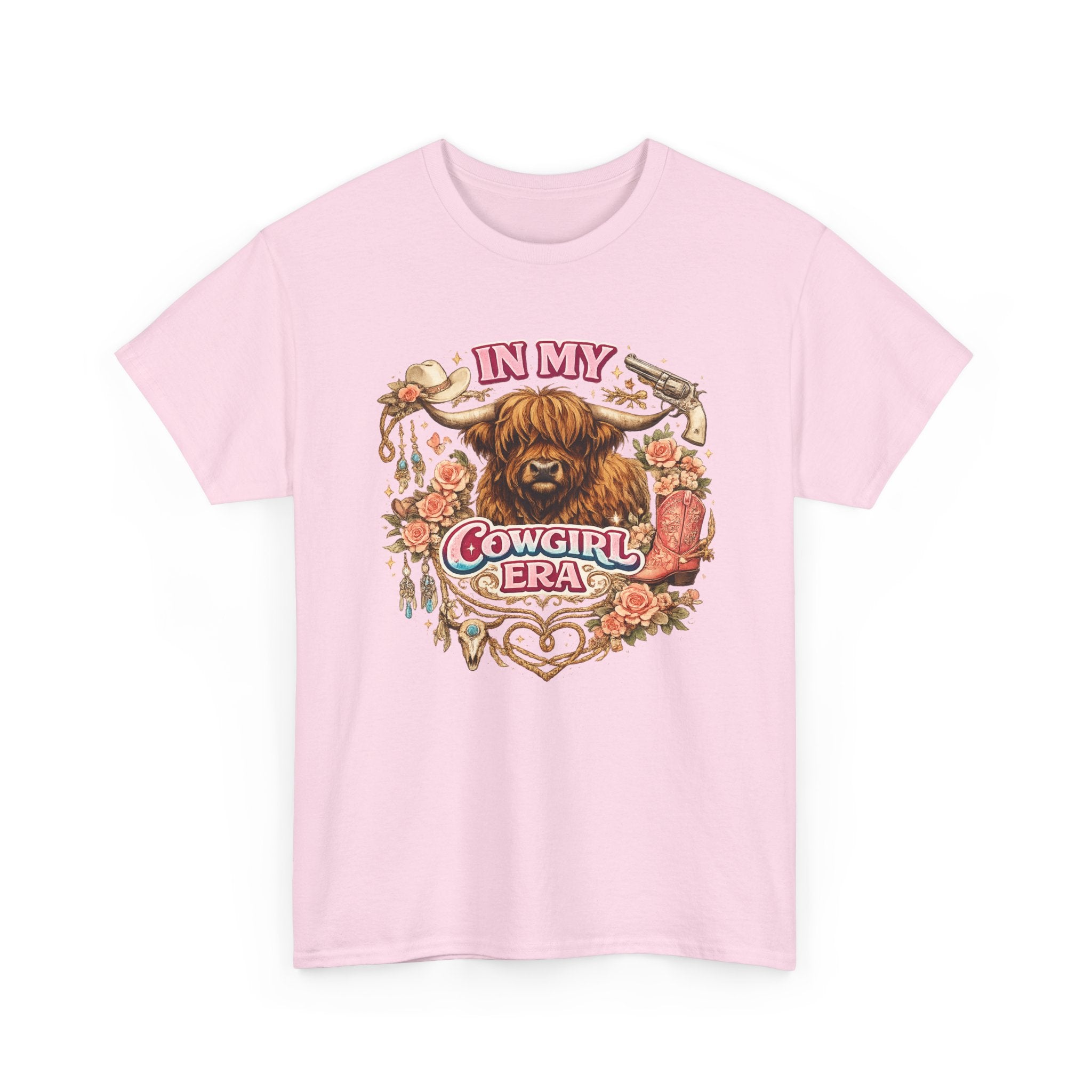 In My Cowgirl Era Highland Cow Tee