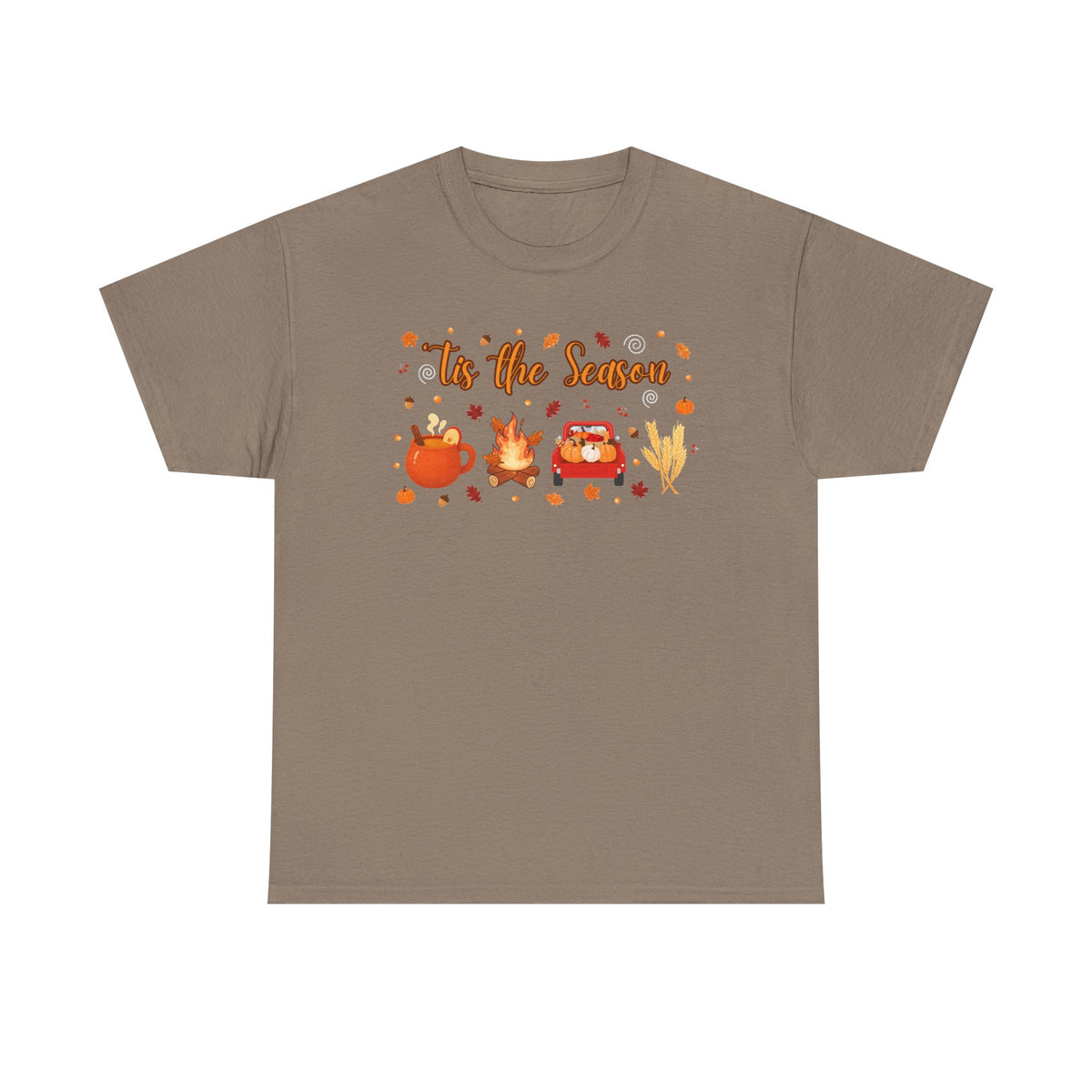 Tis the season pumpkin Heavy Cotton Tee