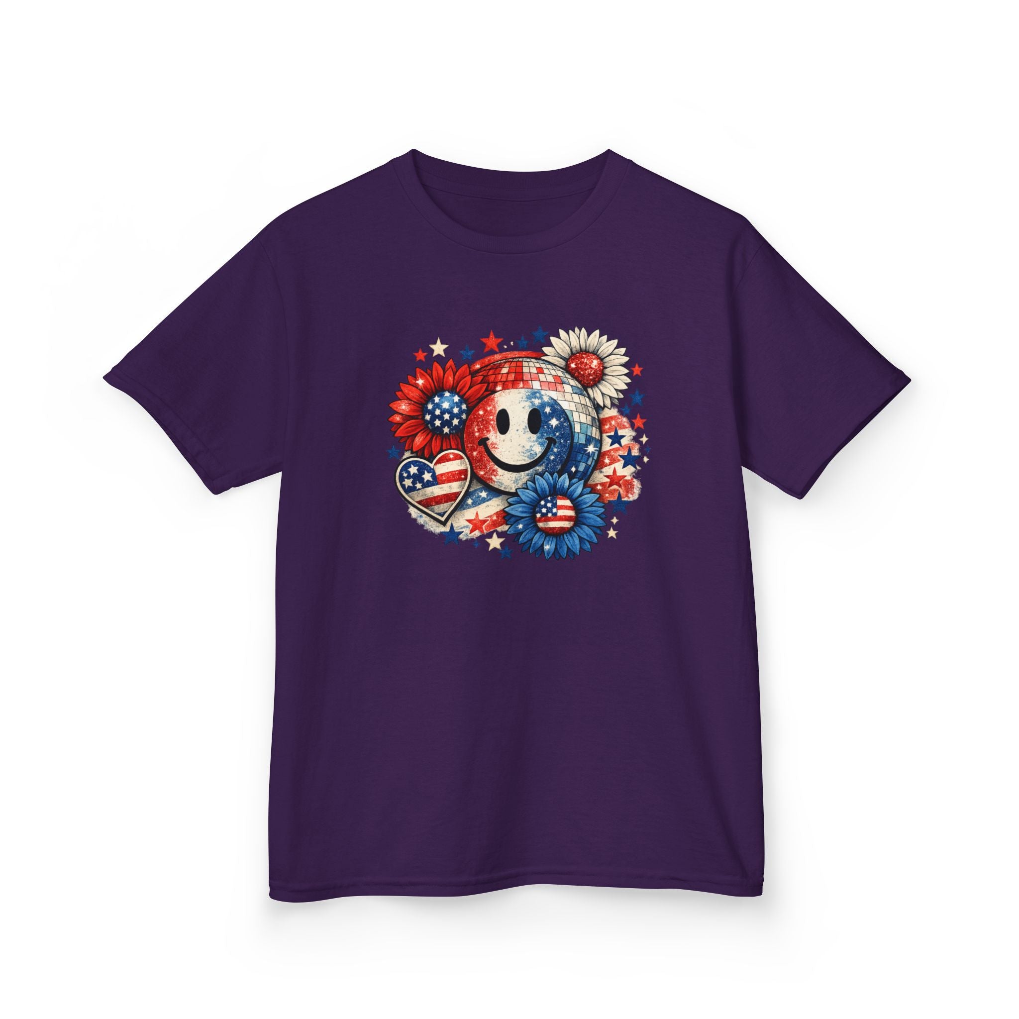 Girls American 4th of July T-Shirt