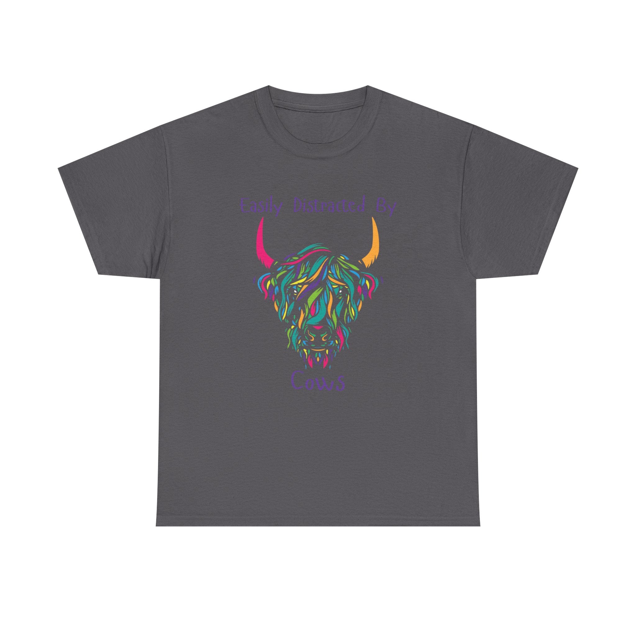 Easilty Distracted by Cows - rainbow