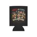 Can Cooler - "Party 'Til The Cows Come Home" Patriotic 4th of July Cooler Sleeve