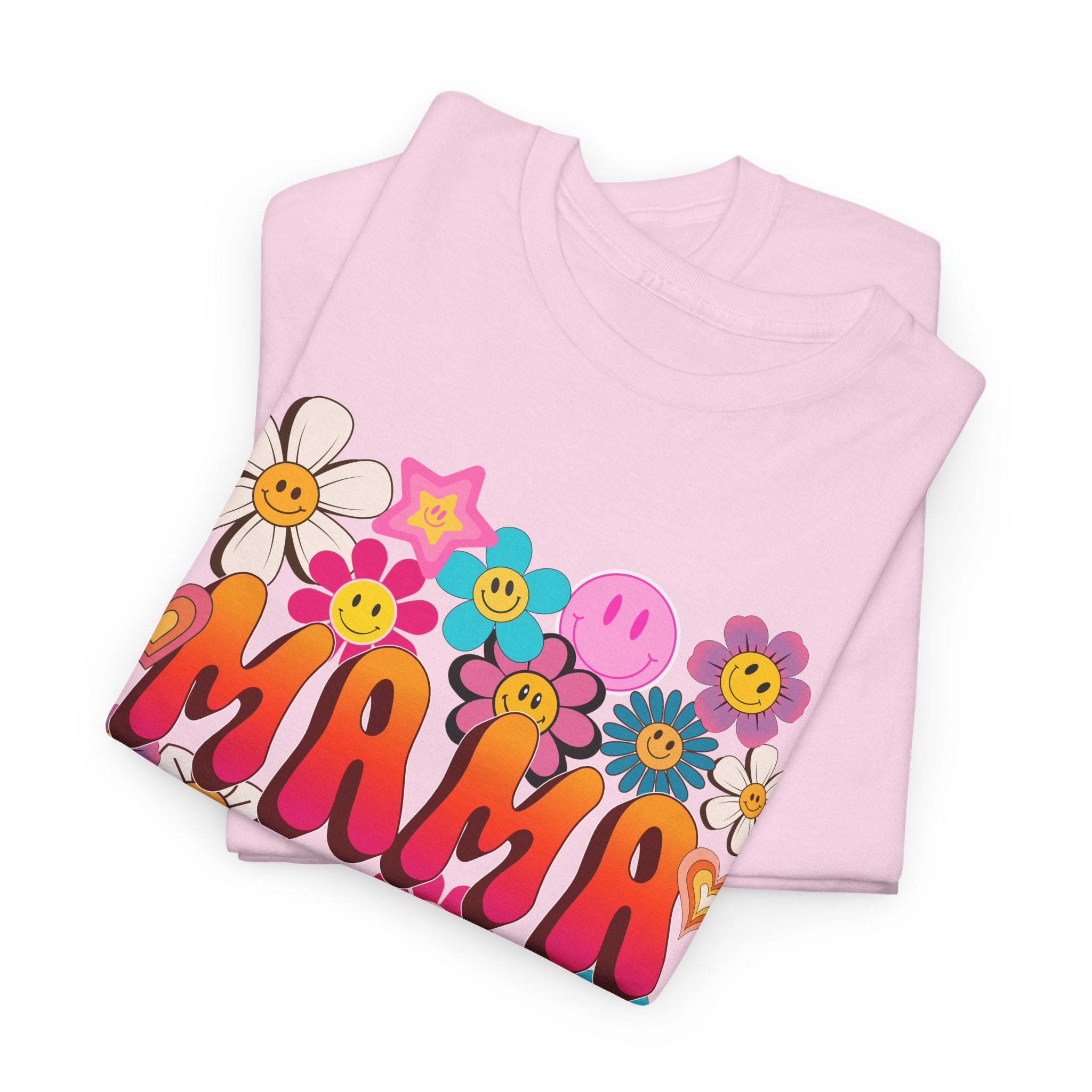 Mama Floral Tee — Retro Cute Flower Mom T‑Shirt