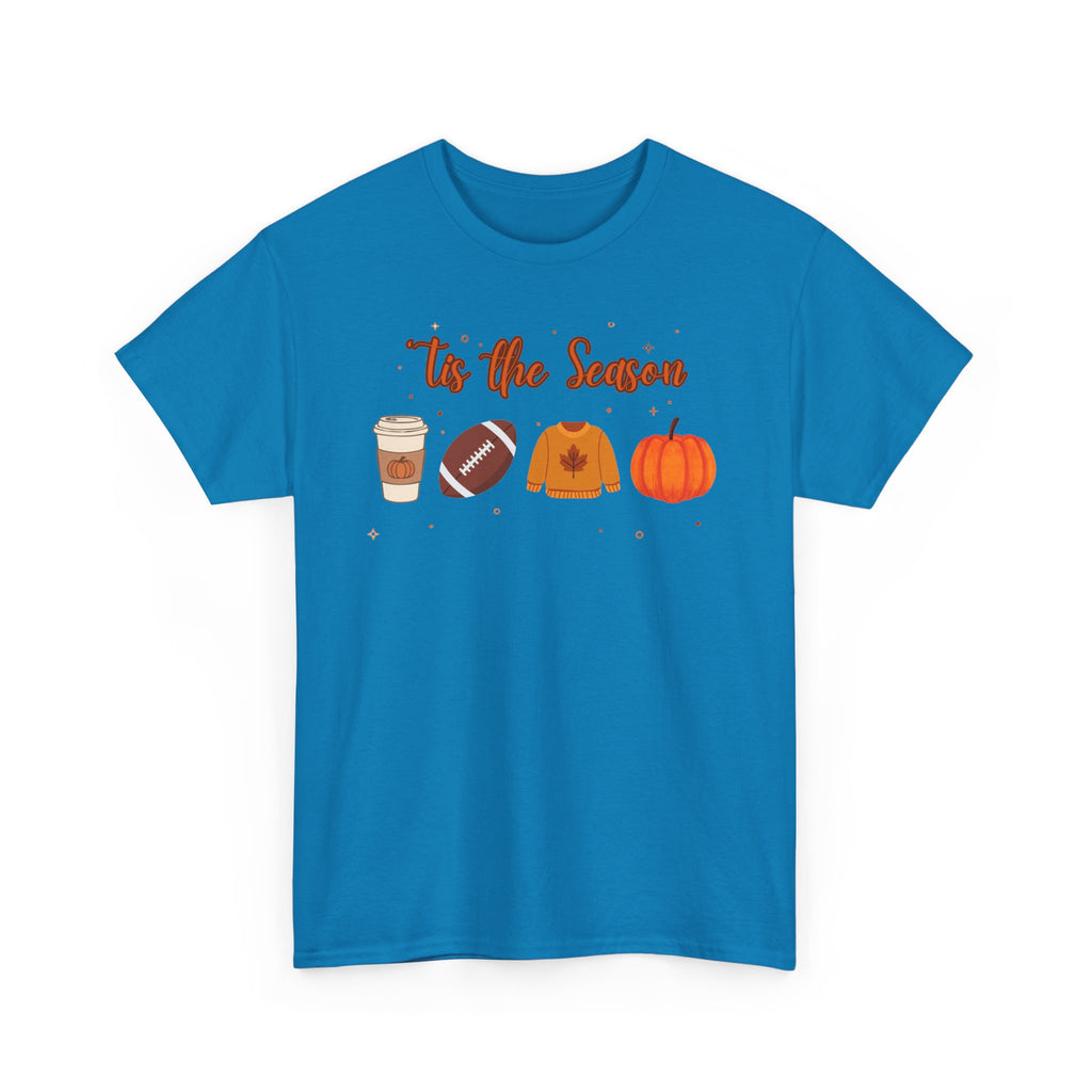 Tis the season football Heavy Cotton Tee