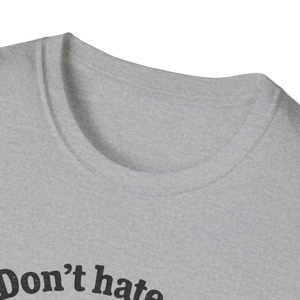 Beardaful T‑Shirt — "Don't hate me cuz I'm Beardaful" Funny Beard Lover Tee