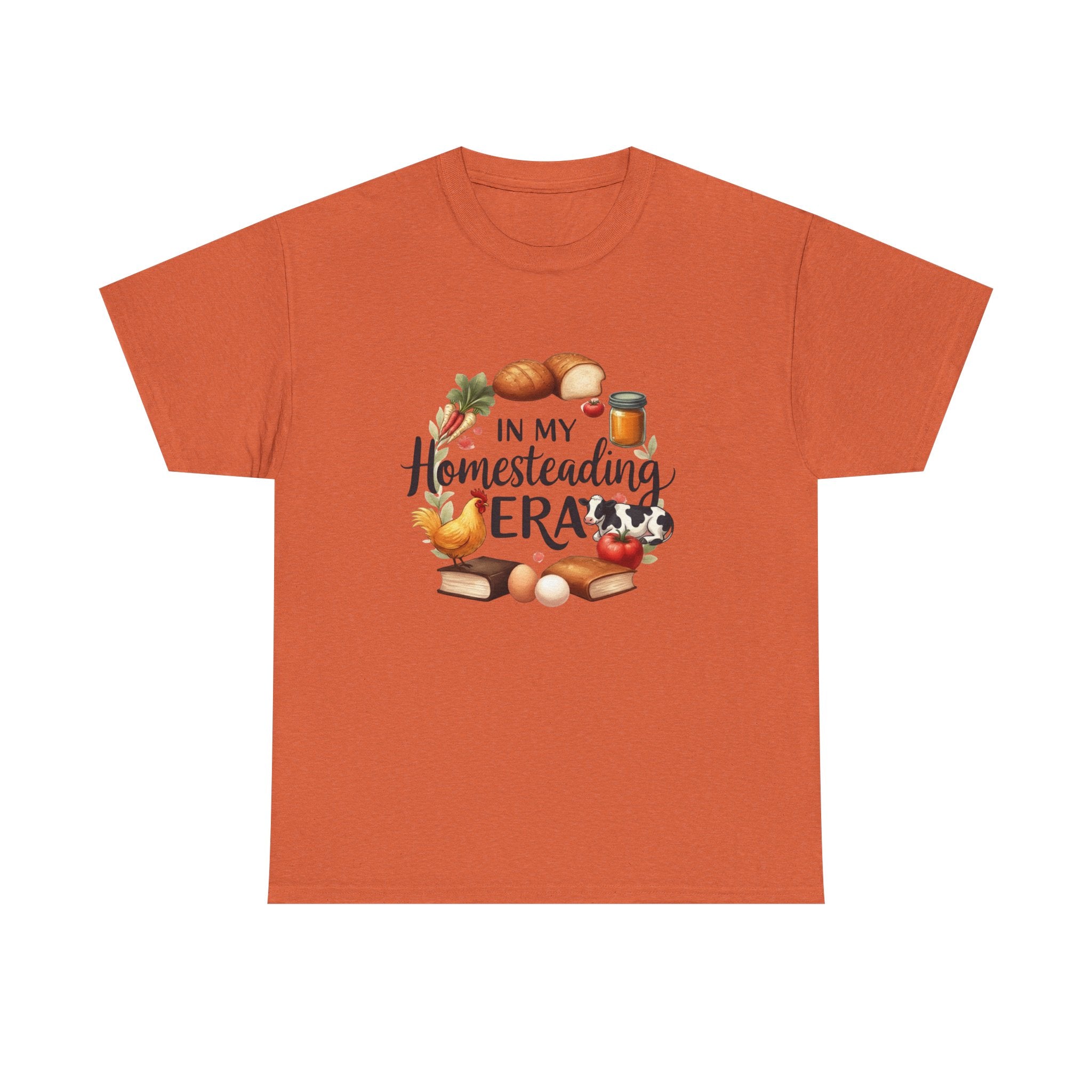 Homesteading Era Tee — Cute Bread, Chickens & Eggs Design