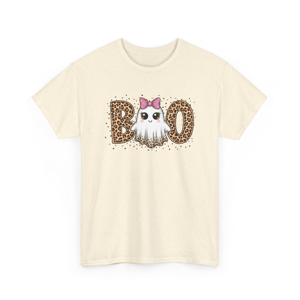 BOO -Cute Ghost Unisex Heavy Cotton Tee