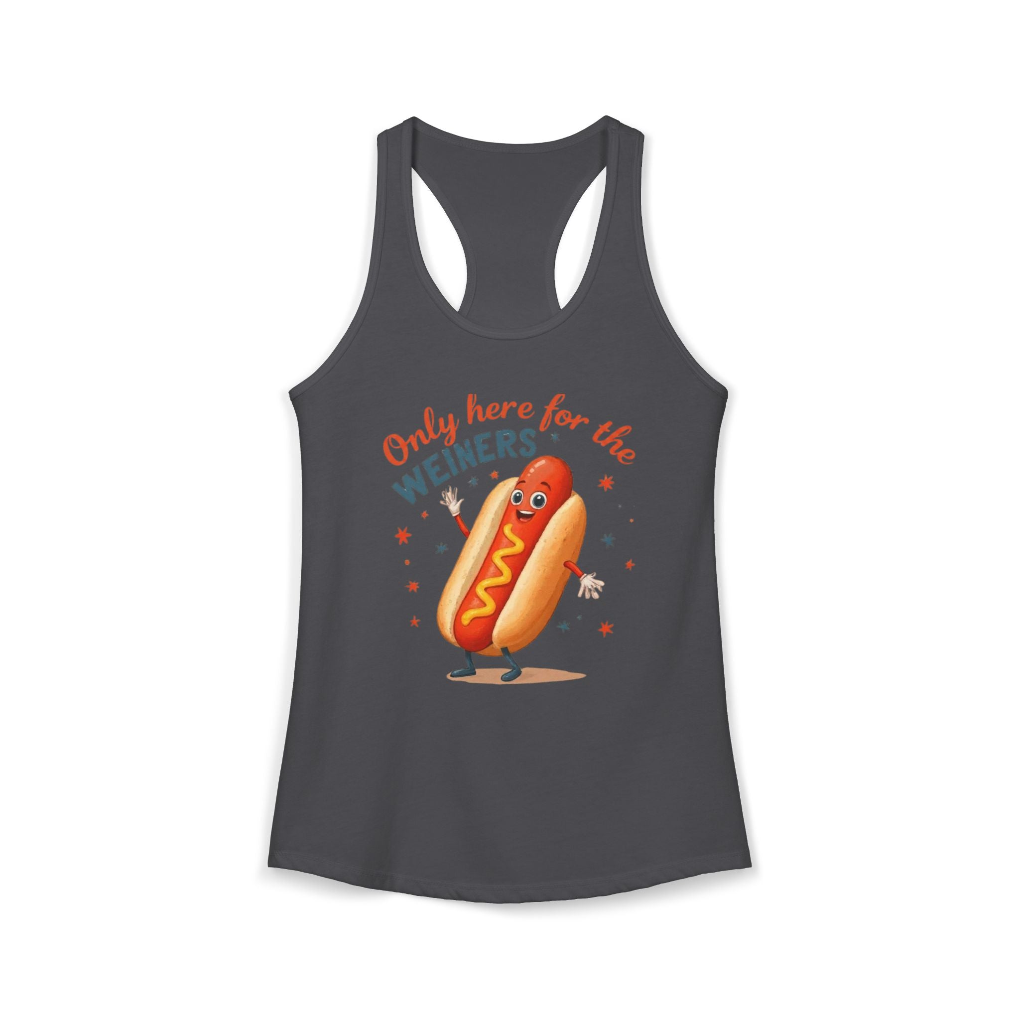 'Only Here for the Weiners' Hot Dog Cookout Tank