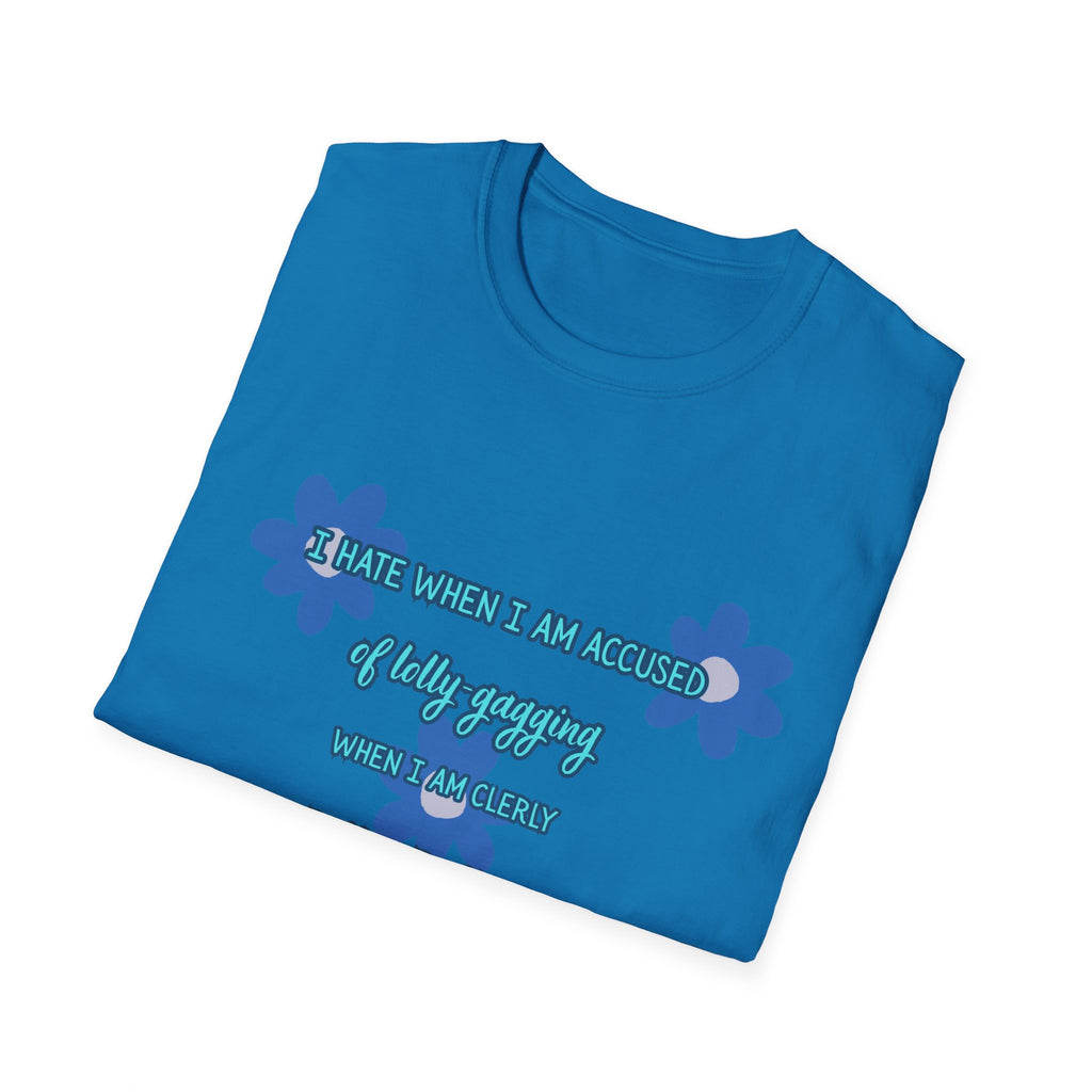 Graphic T-Shirt — "I Smile When I Am Asked If I’m Okay, When I’m Not" Floral Mental Health Tee