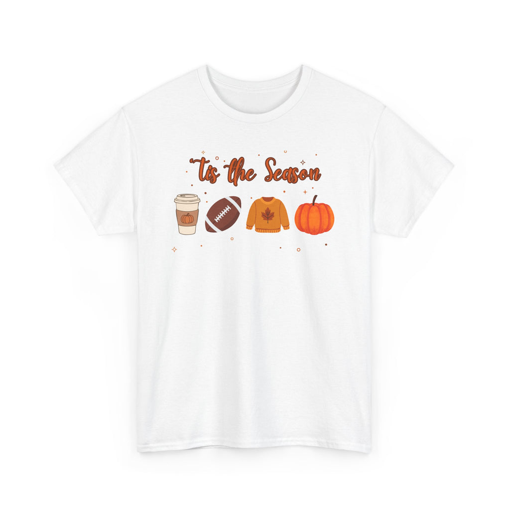 Tis the season football Heavy Cotton Tee