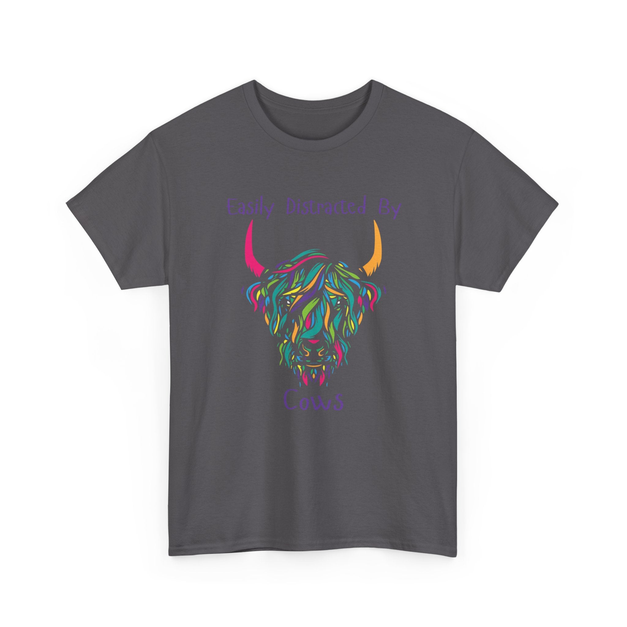 Easilty Distracted by Cows - rainbow