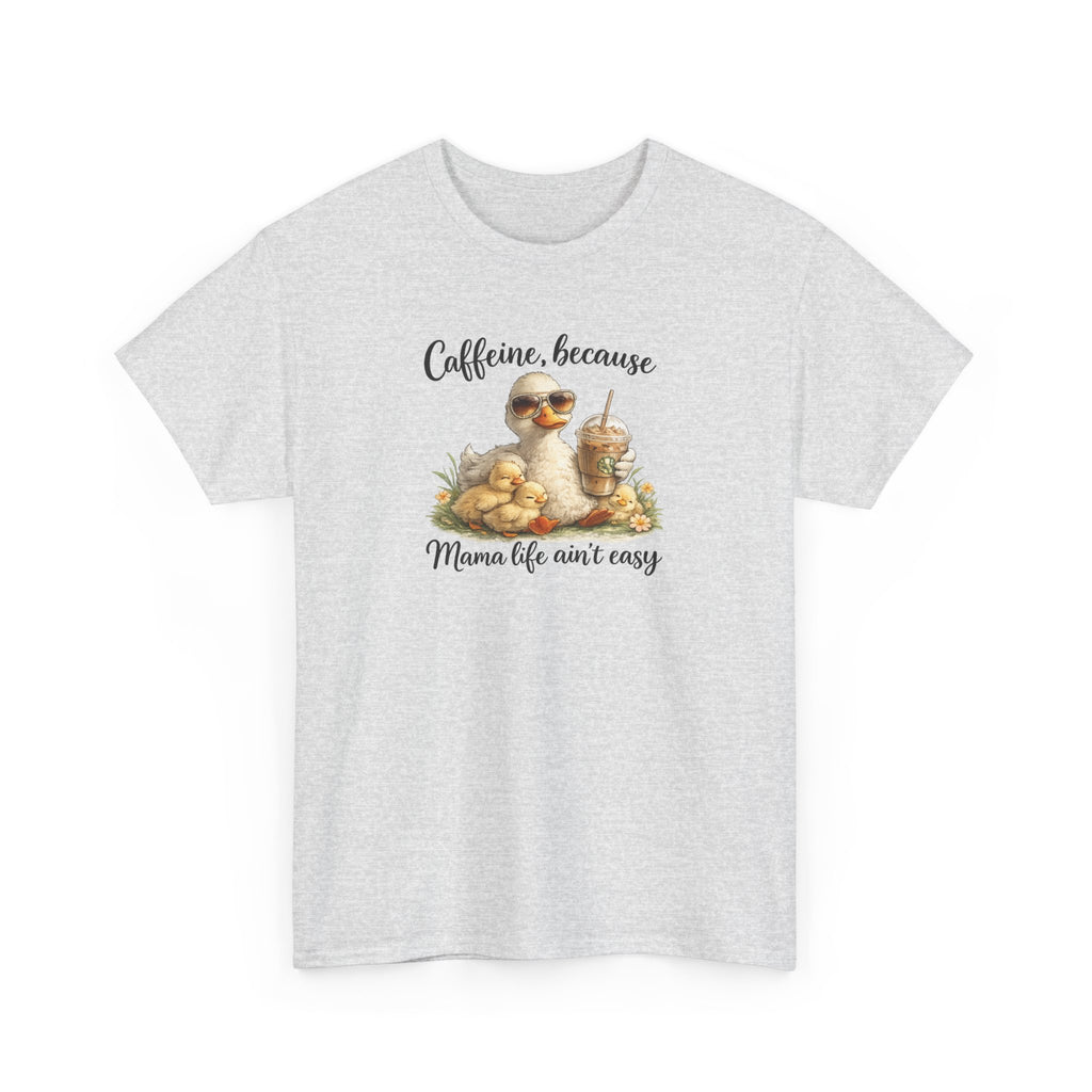 Mom Life Coffee Tee — Cute Mom & Baby Duck Caffeine Shirt