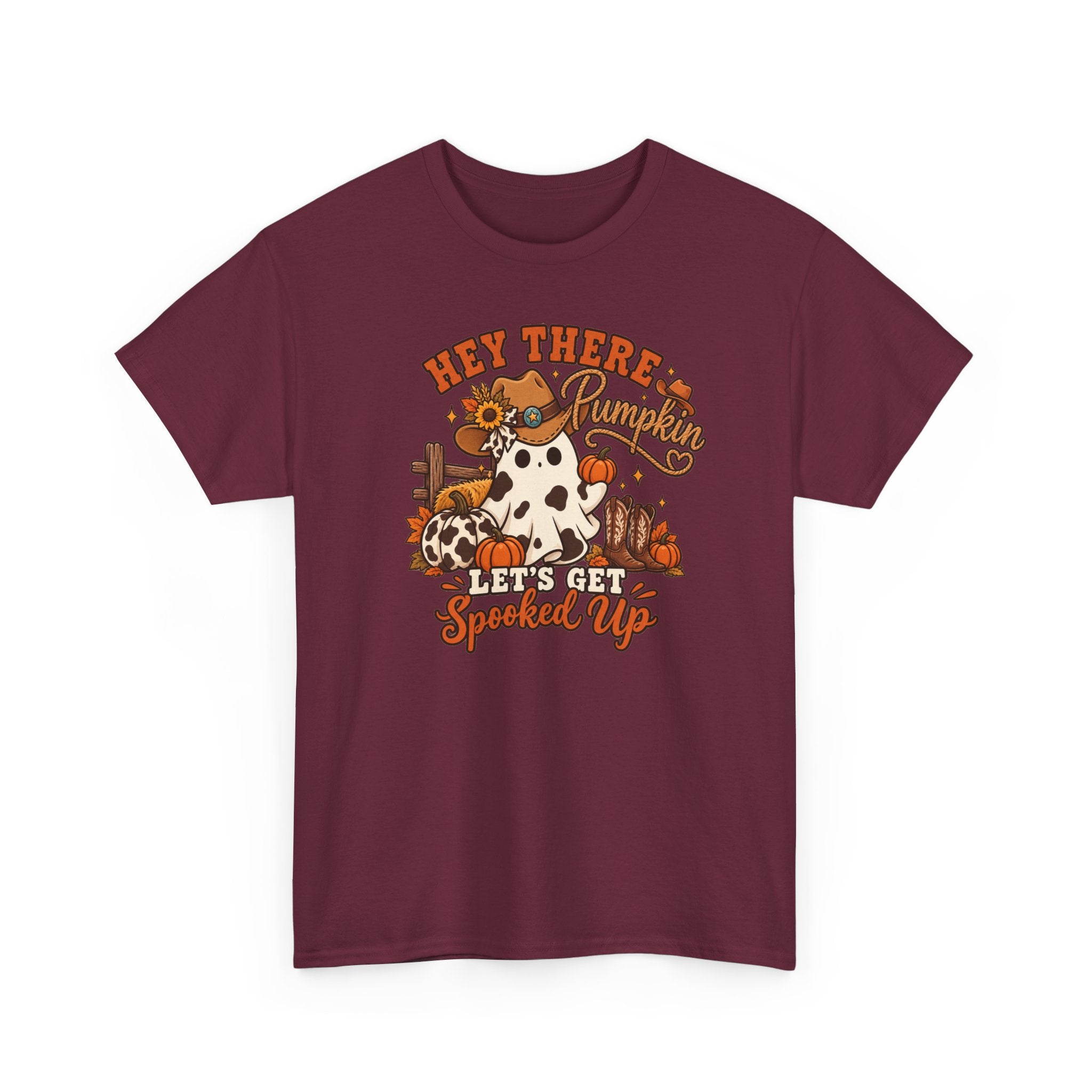 Hey There cute fall teeUnisex Heavy Cotton Tee