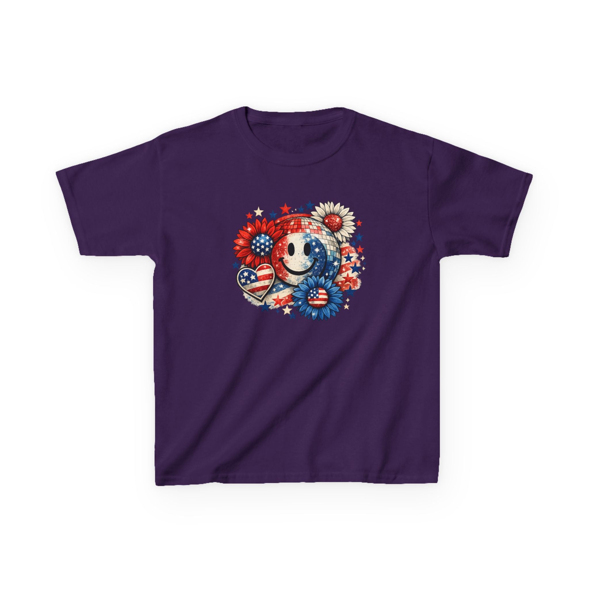 Girls American 4th of July T-Shirt
