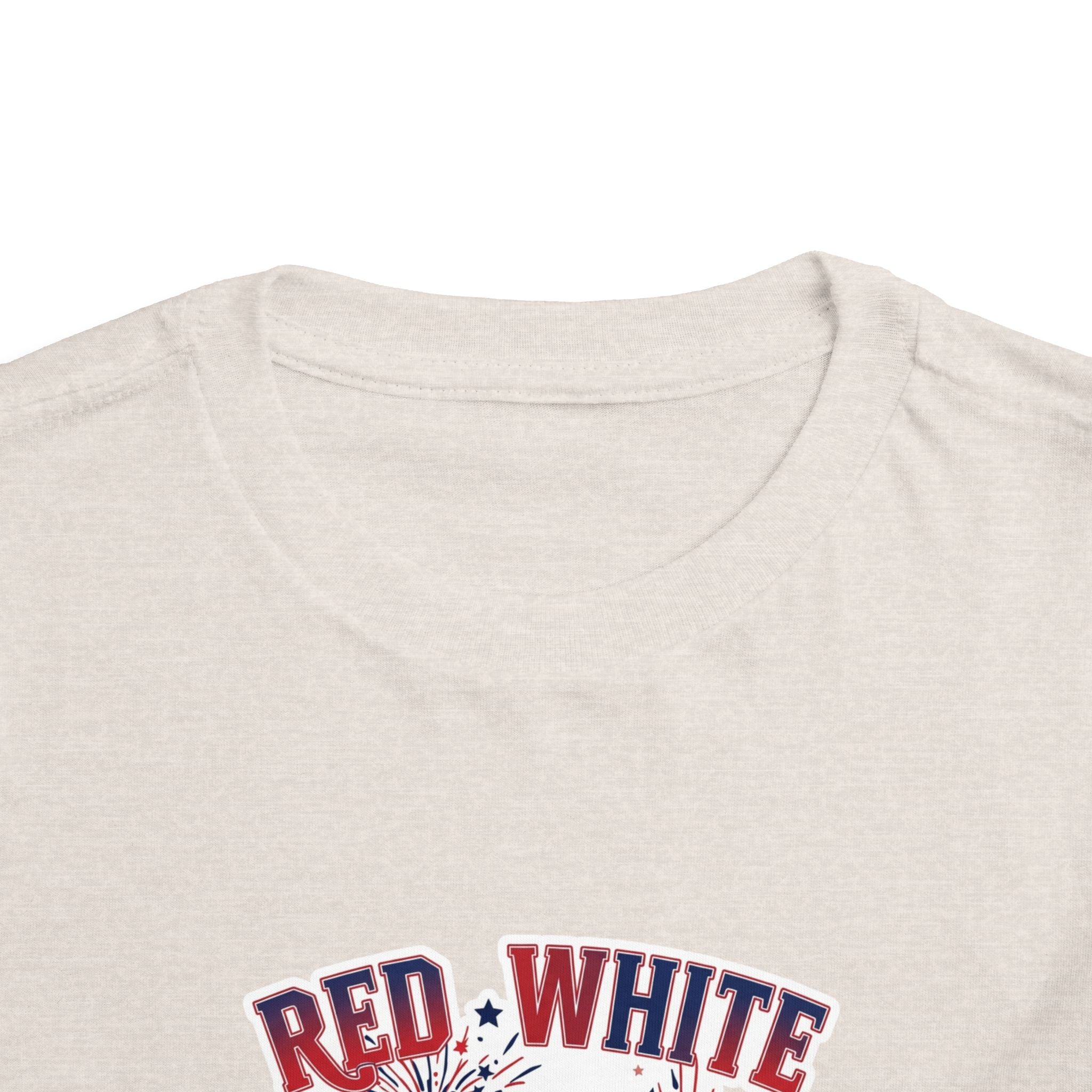 Toddler Tee - "Red, White & Boom" Monster Truck 4th of July Shirt