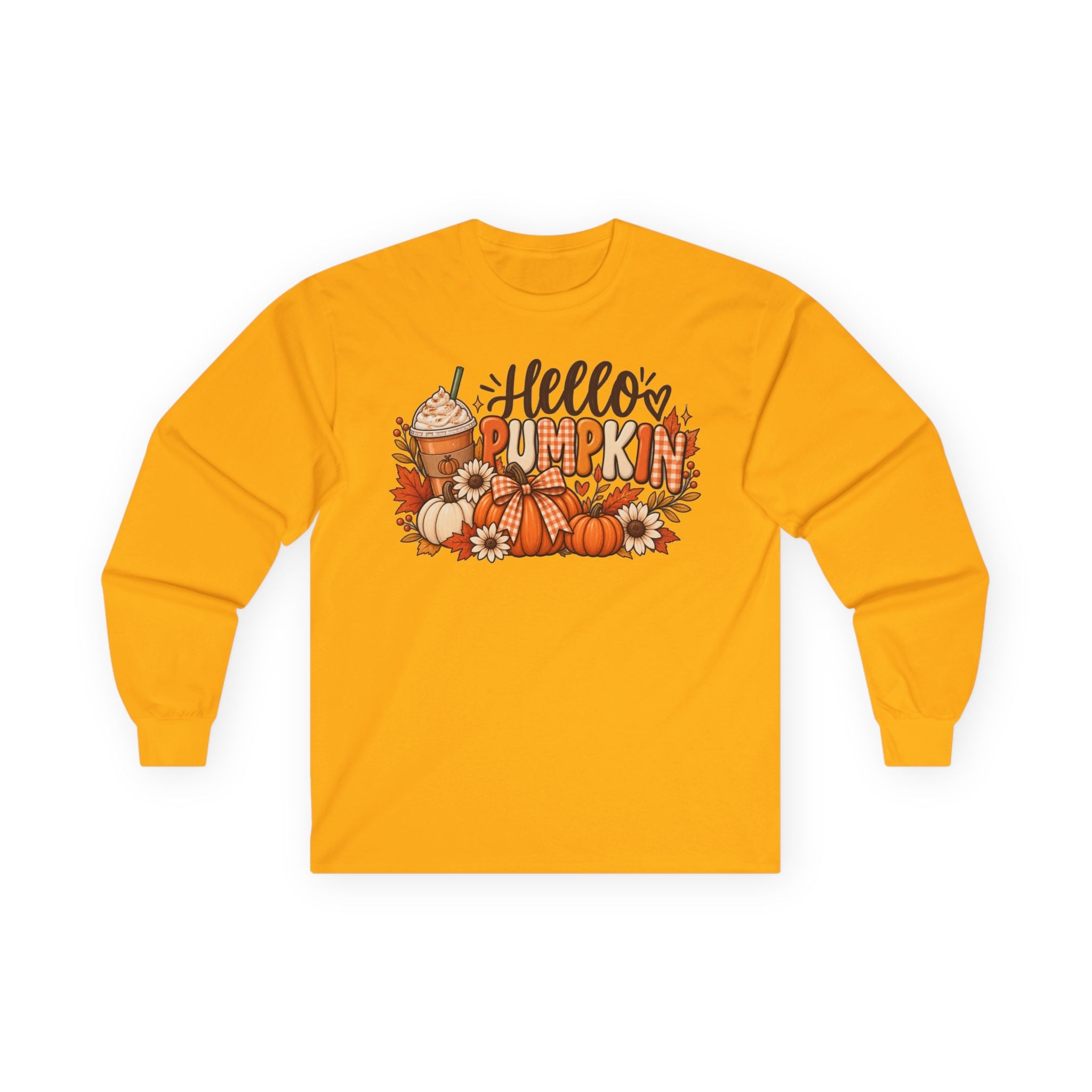 Hello pumpkin Ultra Cotton Long Sleeve Tee