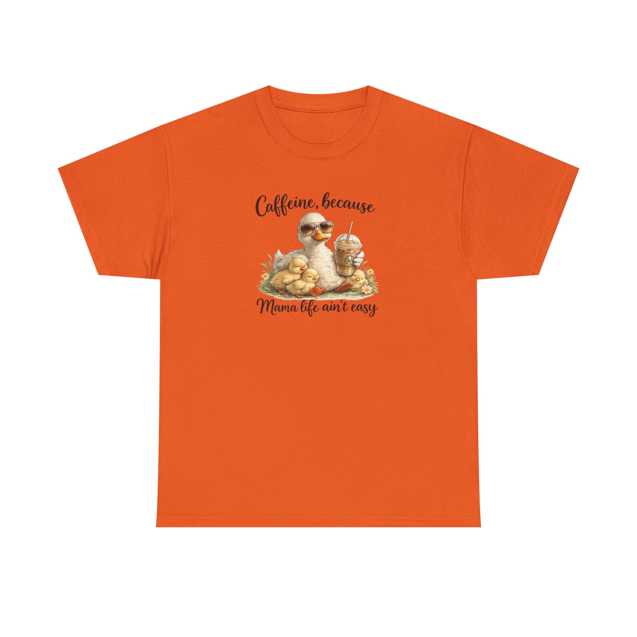 Mom Life Coffee Tee — Cute Mom & Baby Duck Caffeine Shirt