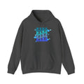 Mama Heart Crewneck Hoodie – Blue Gradient “MAMA” Graphic Sweatshirt