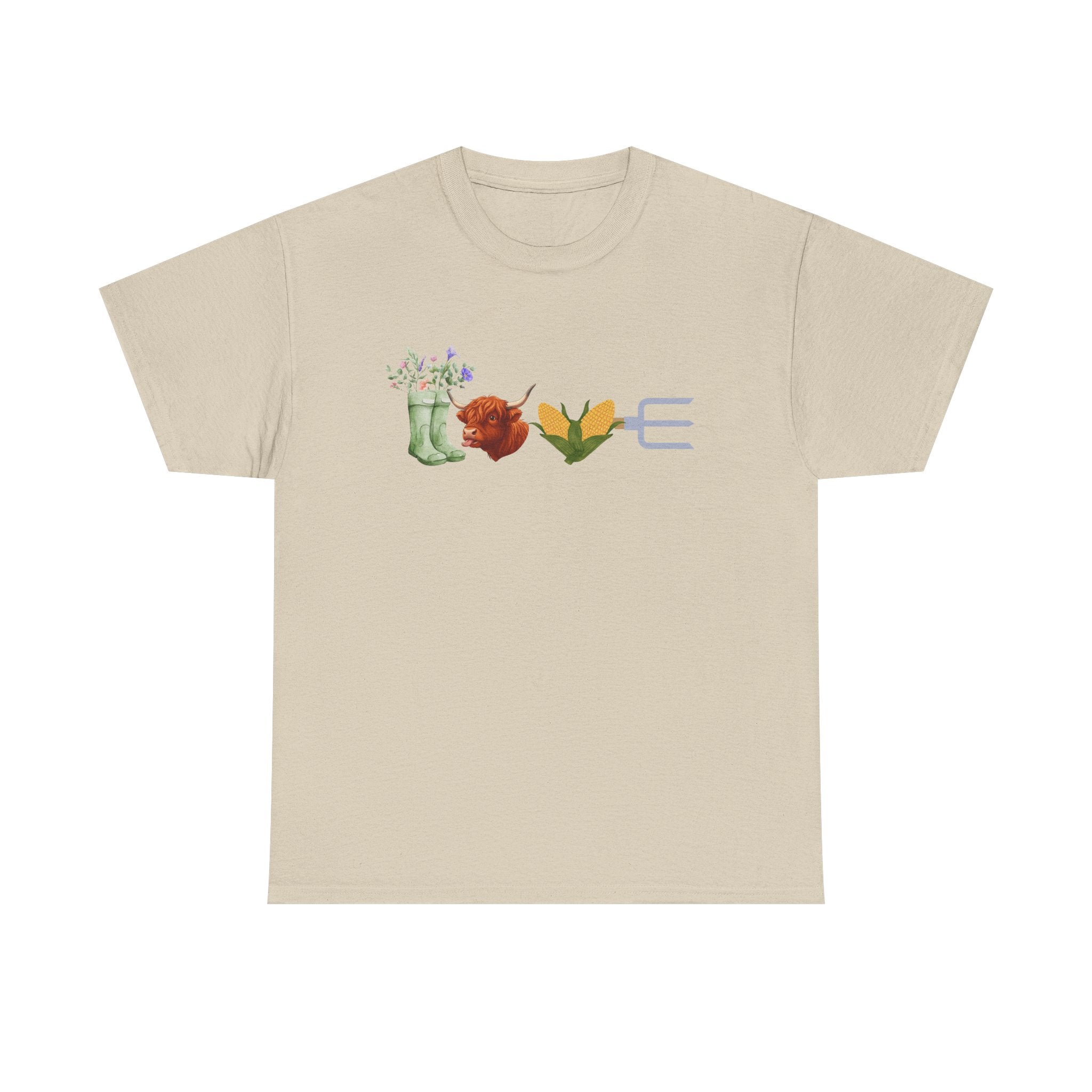 T-Shirt — Floral Garden Love Icons Tee