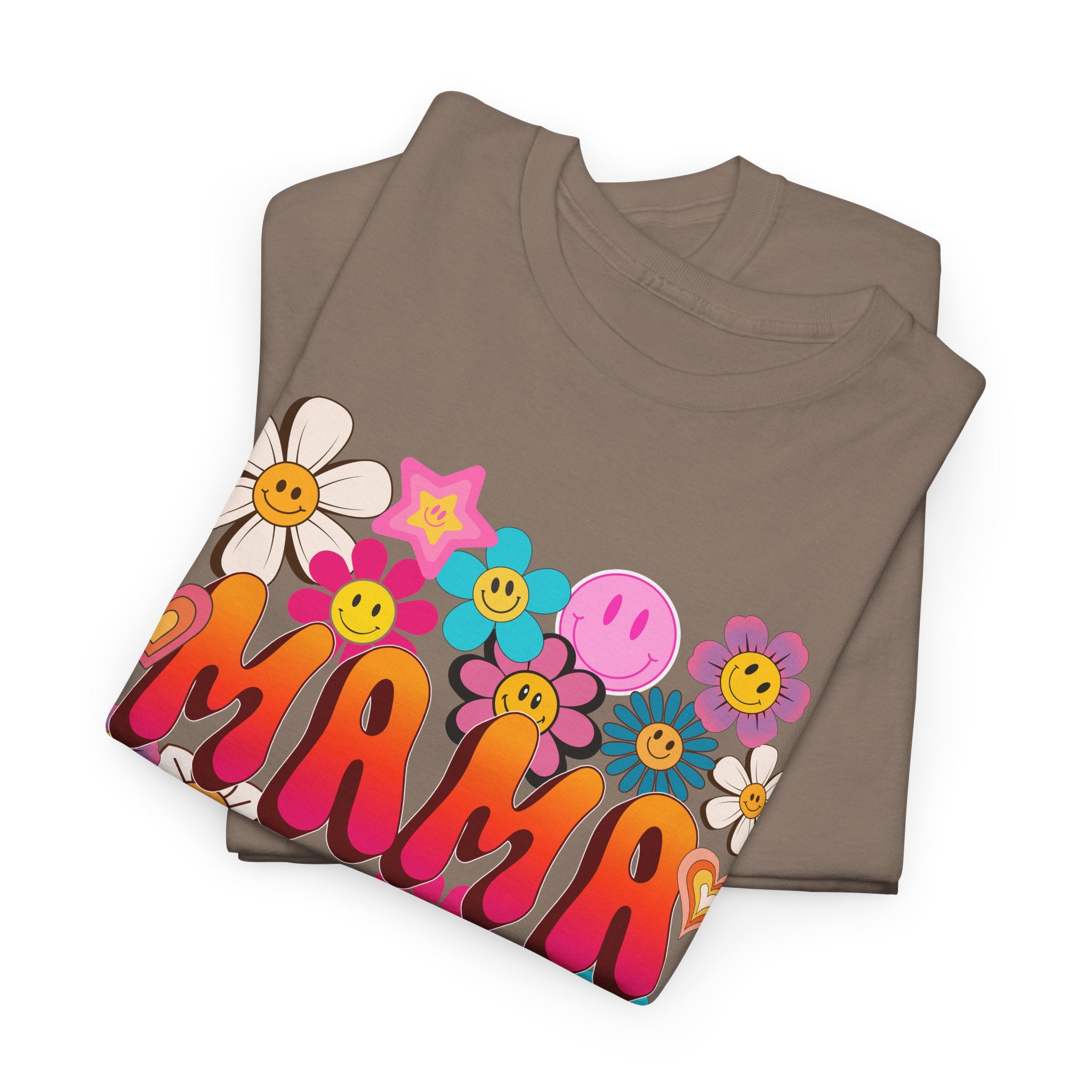Mama Floral Tee — Retro Cute Flower Mom T‑Shirt