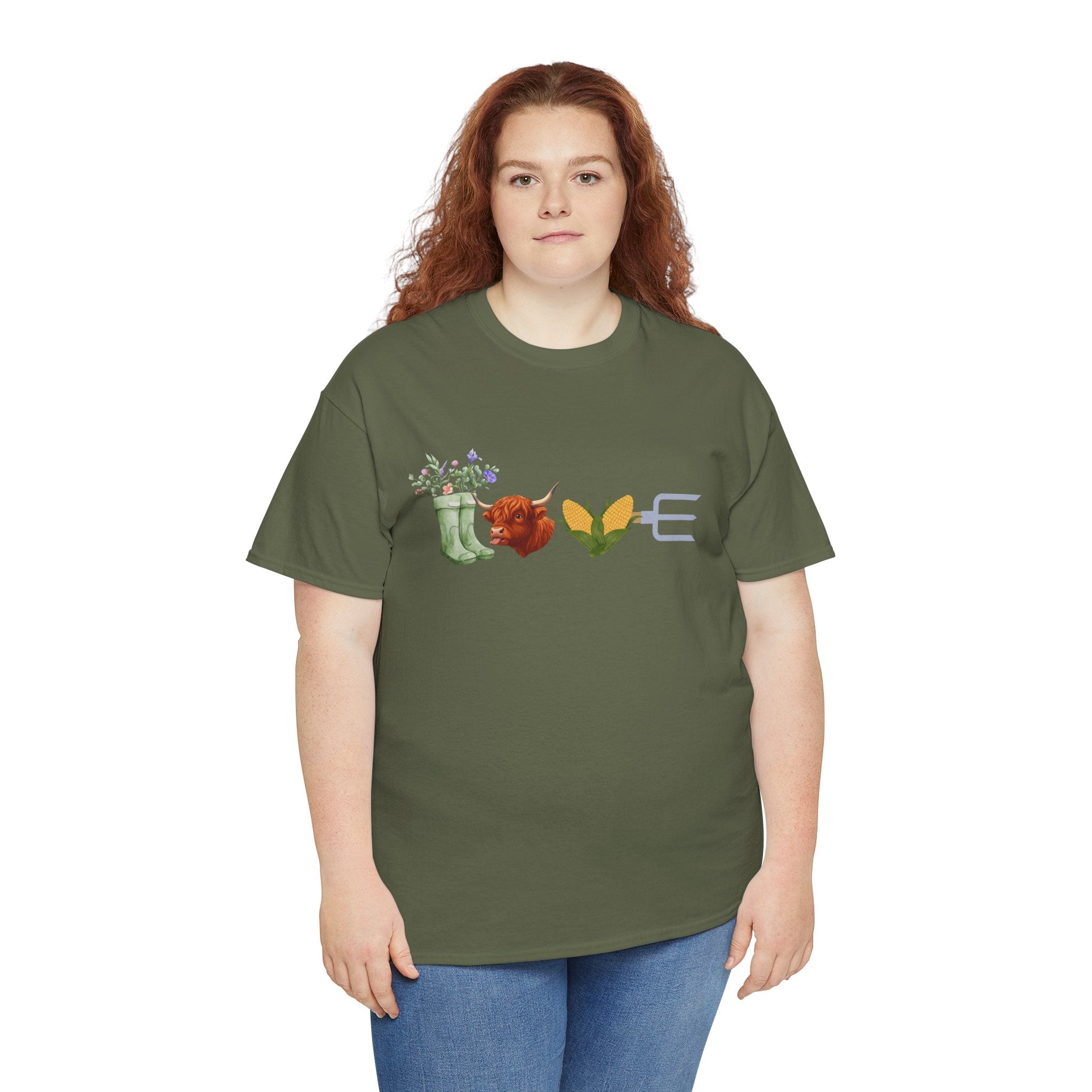 T-Shirt — Floral Garden Love Icons Tee