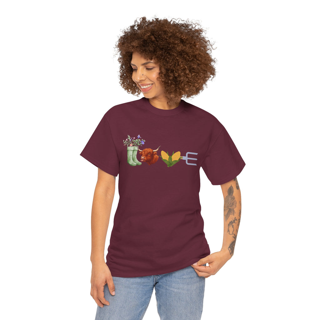 T-Shirt — Floral Garden Love Icons Tee